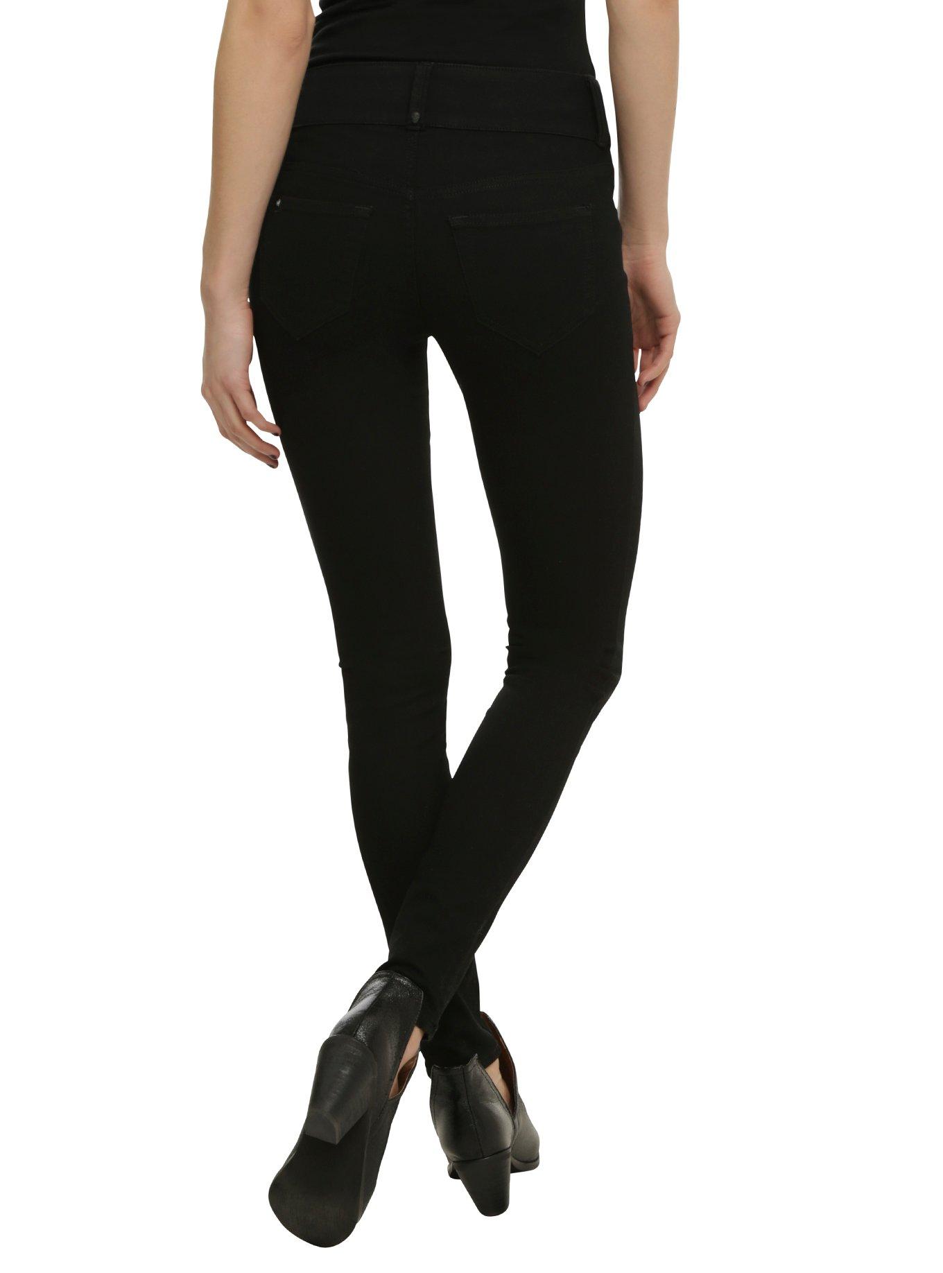 Blackheart Black Super Skinny Jeans, , alternate