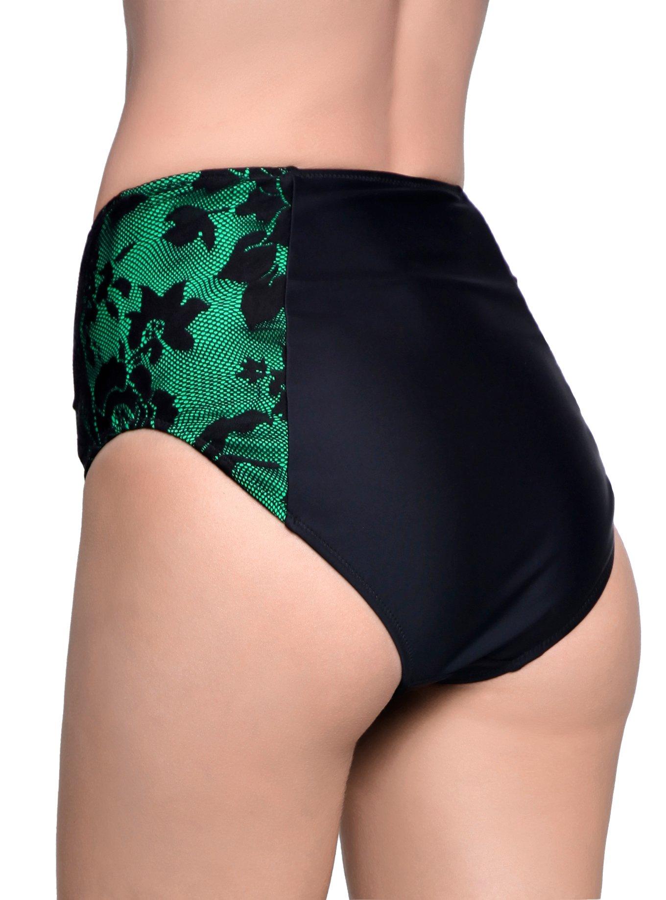 DC Comics Poison Ivy Bombshells Swim Bottoms, , alternate