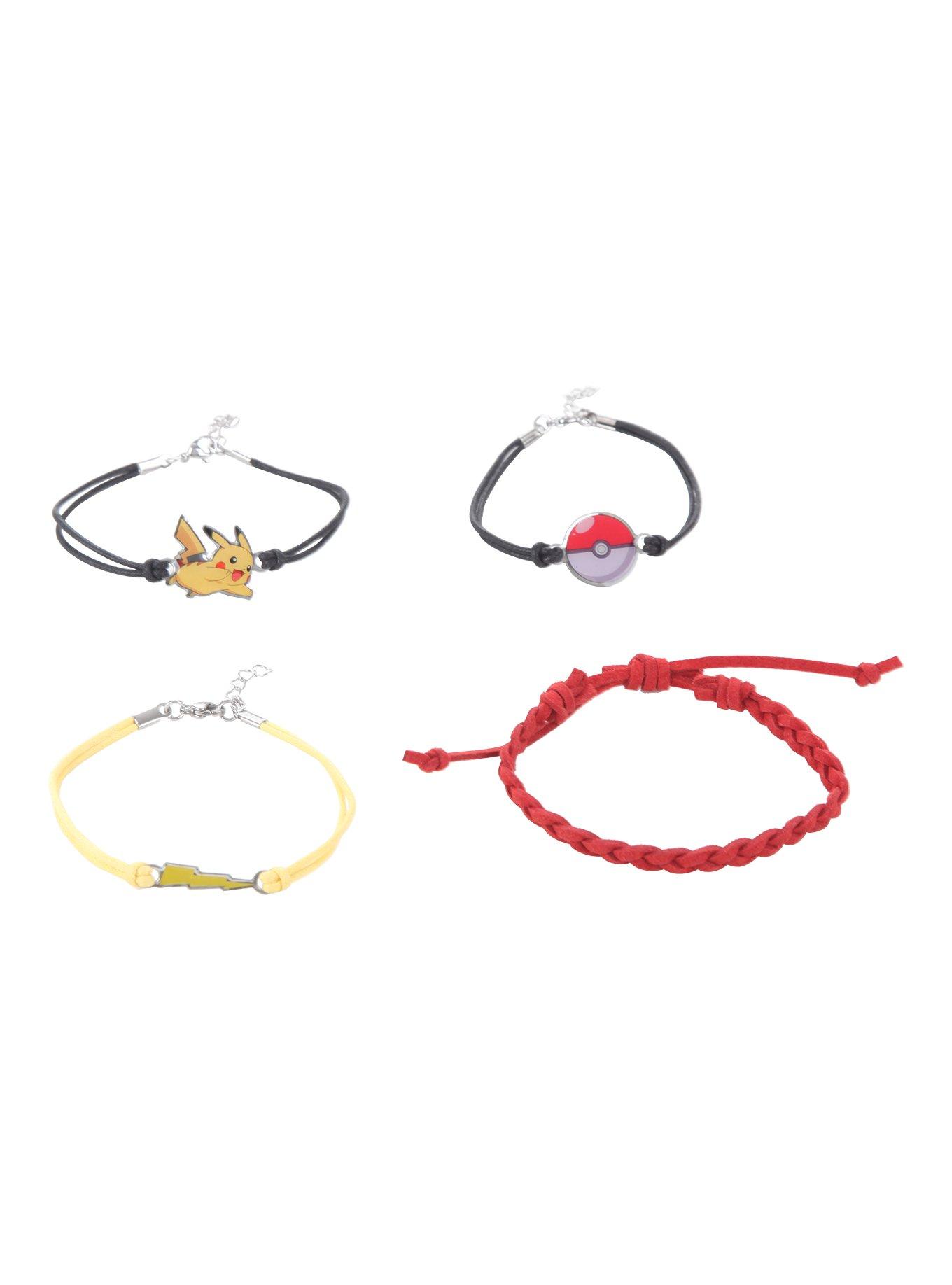 Pokemon Pikachu Cord Bracelet Set, , alternate