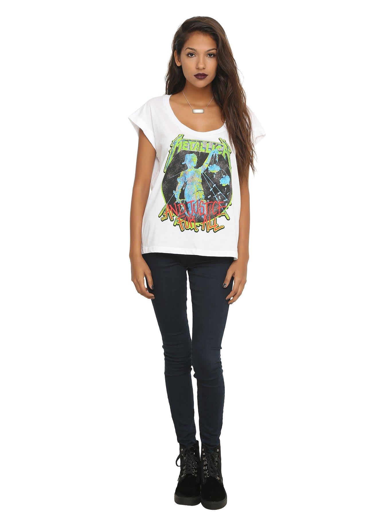 Metallica ...And Justice For All Girls Boyfriend T-Shirt, , alternate