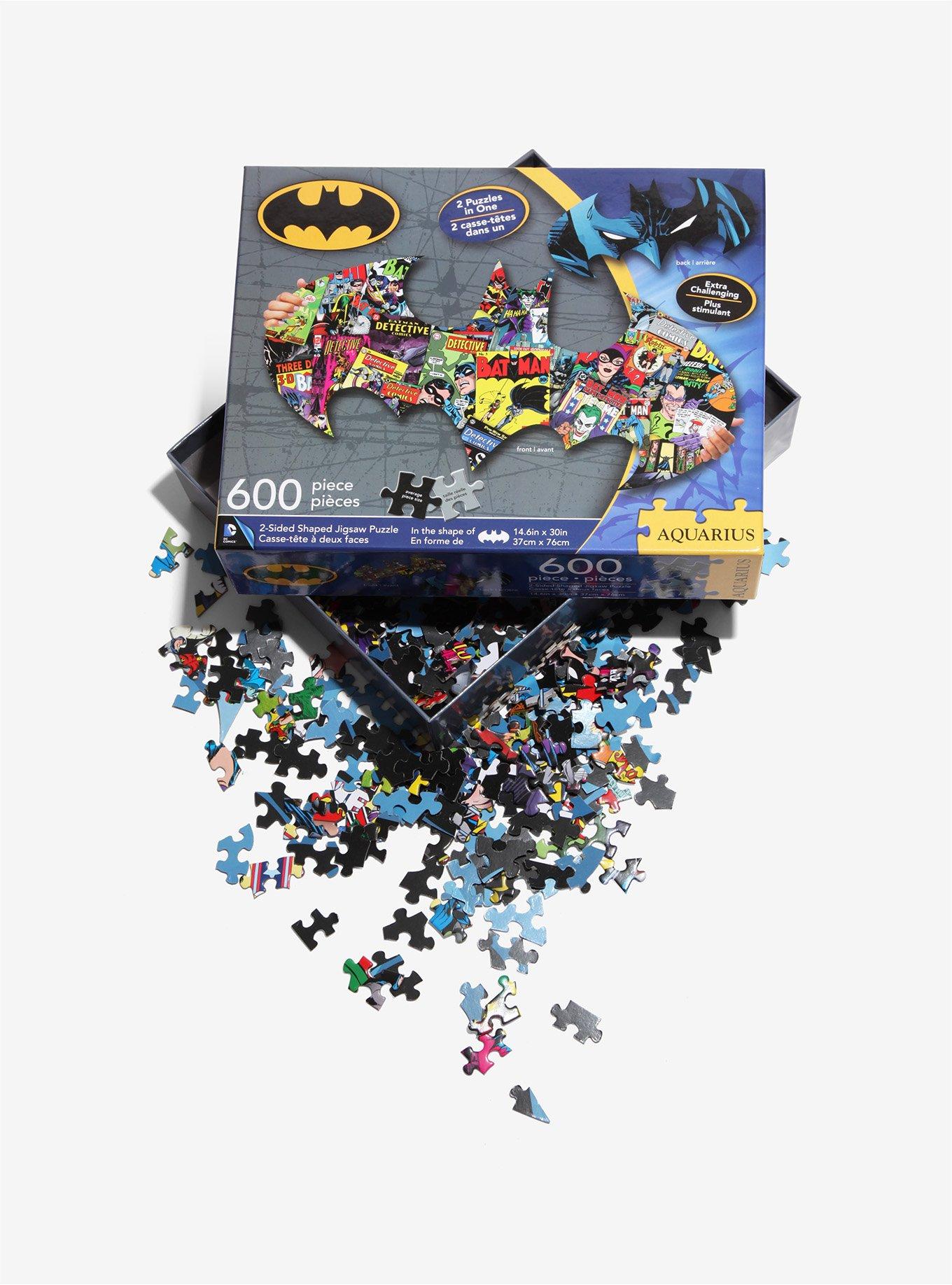 DC Comics Batman Two-Side Logo 600 Piece Jigsaw Puzzle, , alternate