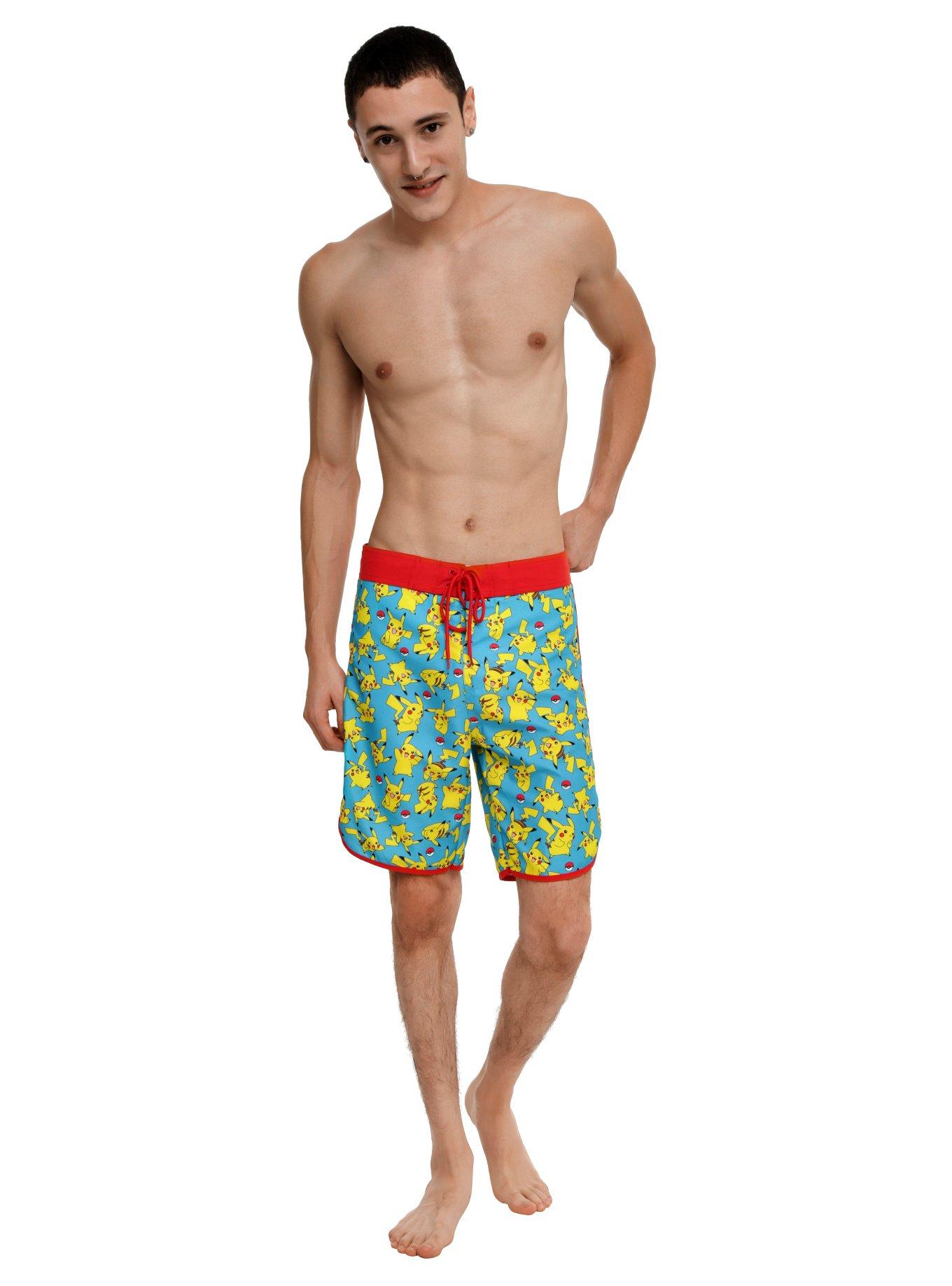 Pokemon Pikachu Swim Trunks, , alternate