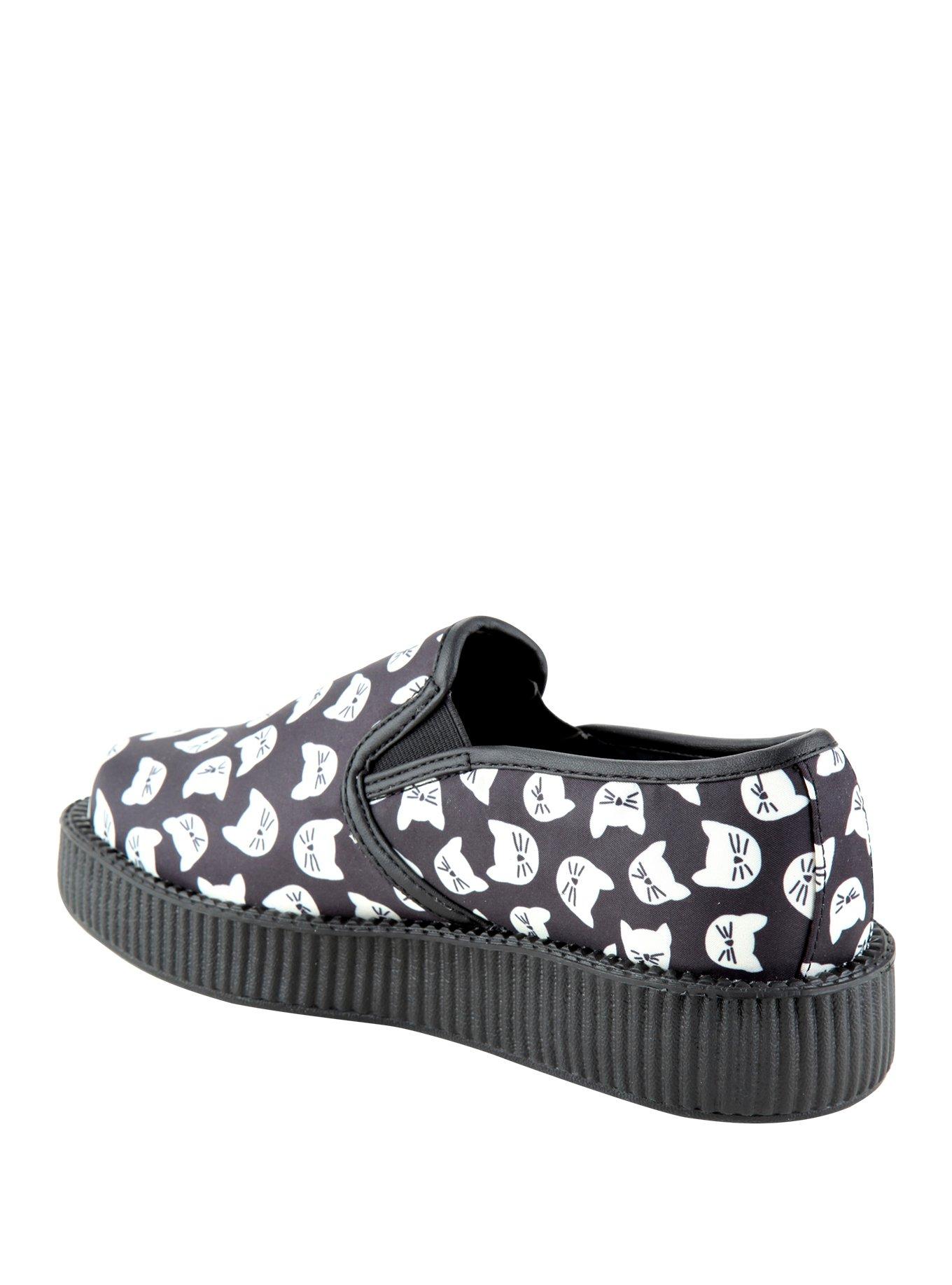 T.U.K. Many Kitties Slip-On Creepers, , alternate