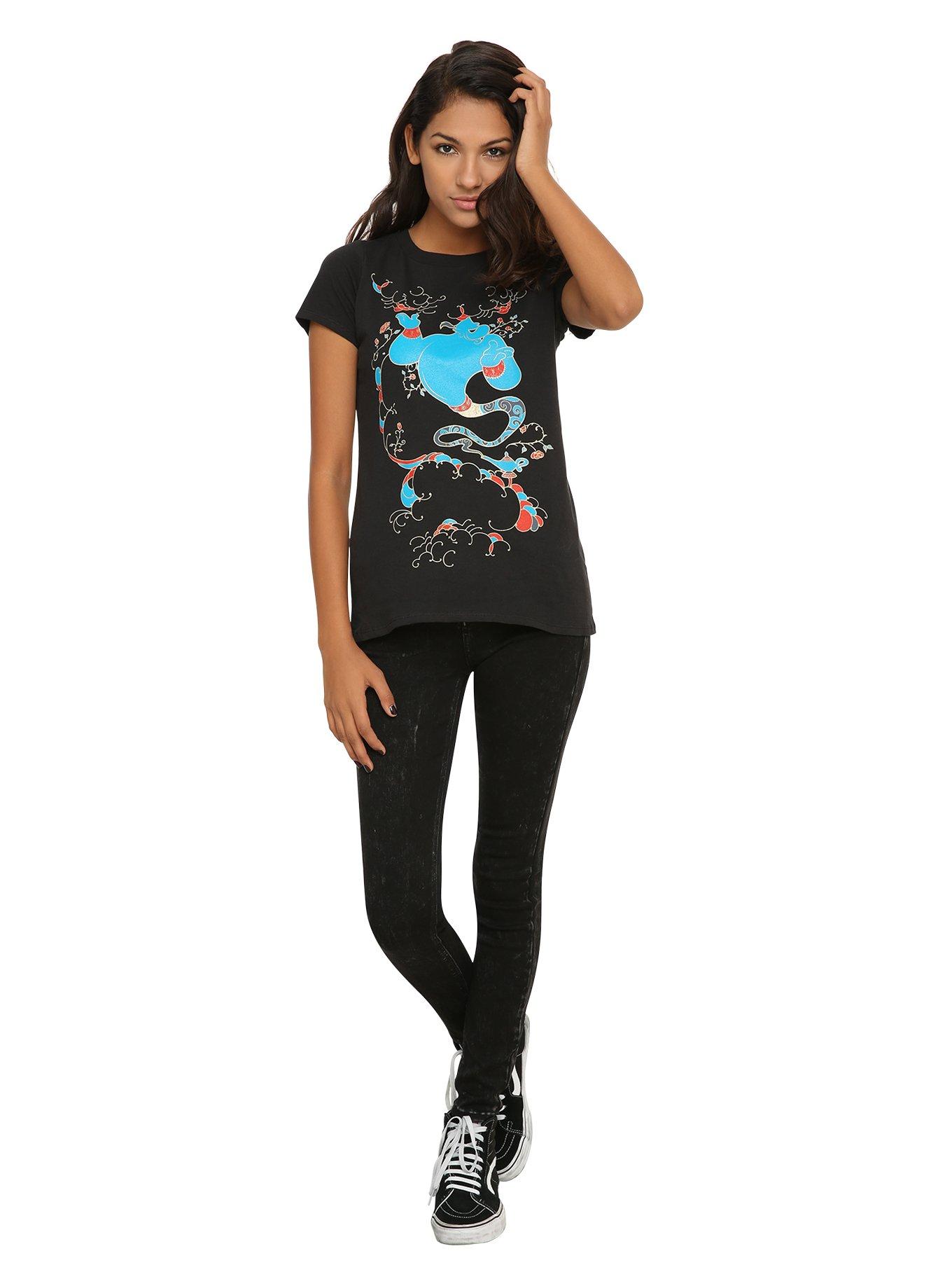 Disney Aladdin Genie Smoke Girls T-Shirt, , alternate
