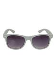 Grey Smooth Touch Retro Sunglasses, , alternate