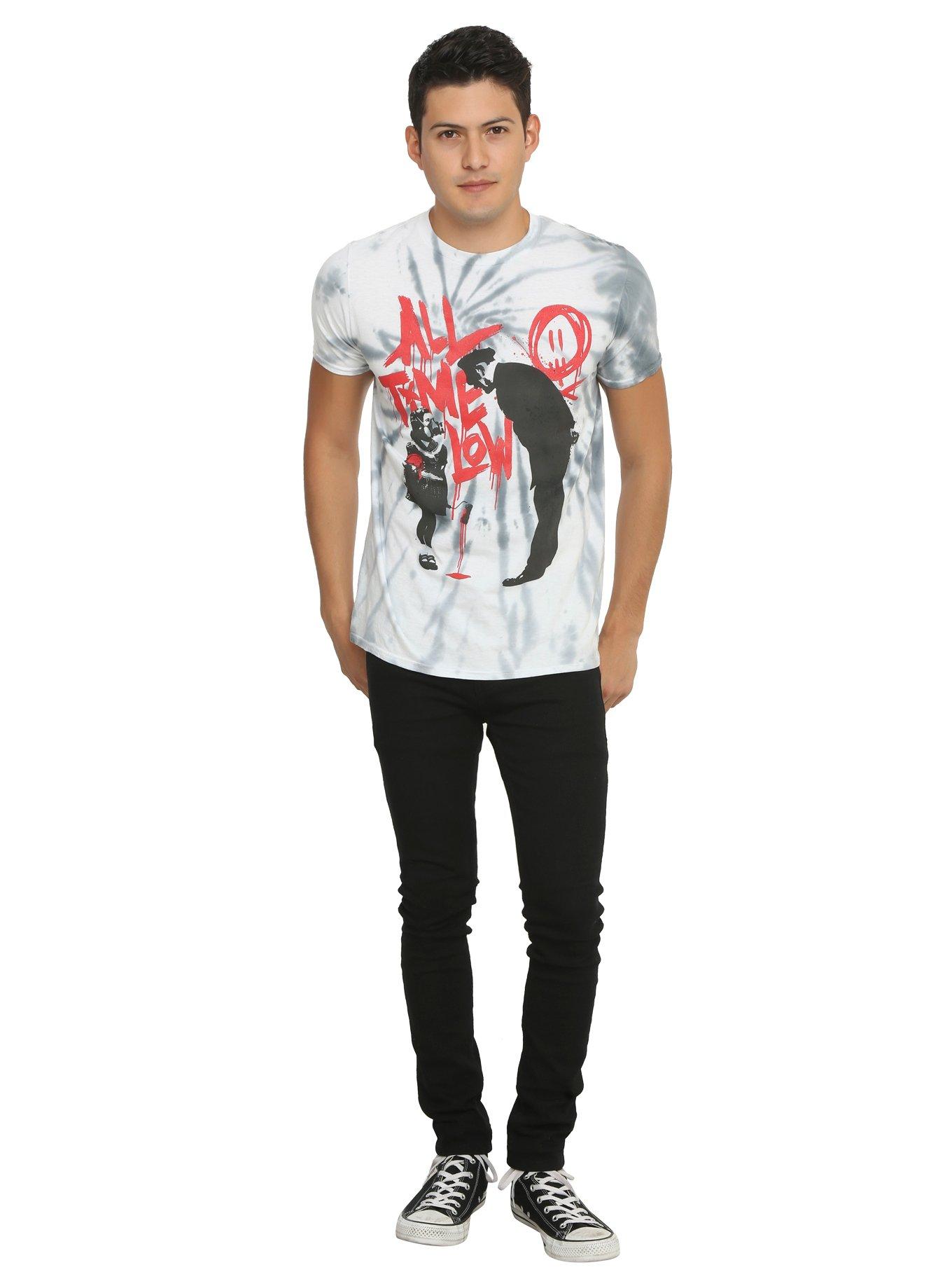 All Time Low Graffiti Tie Dye T-Shirt, , alternate