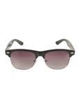 Black Half-Rim Sunglasses, , alternate