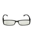 Smooth Touch Matte Black Rectangle Clear Lens Reader Glasses, , alternate
