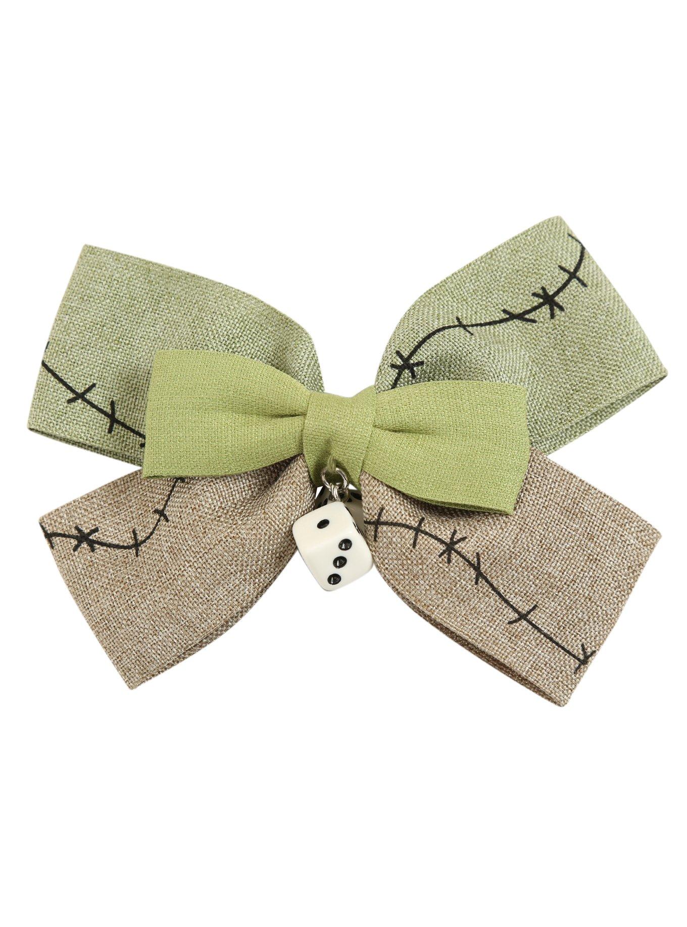 The Nightmare Before Christmas Oogie Boogie Dice Hair Bow, , alternate