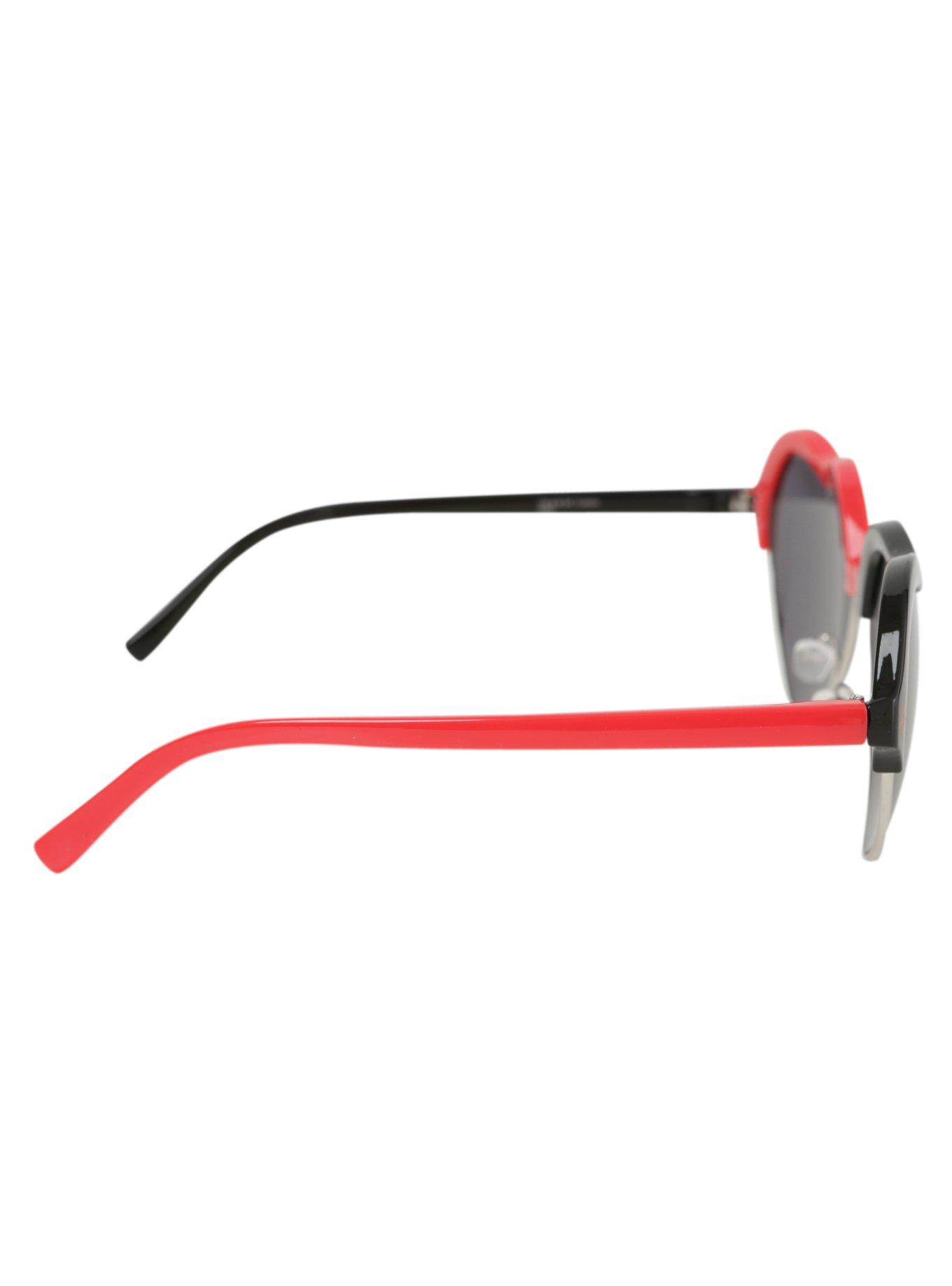 DC Comics Harley Quinn Heart Sunglasses, , alternate