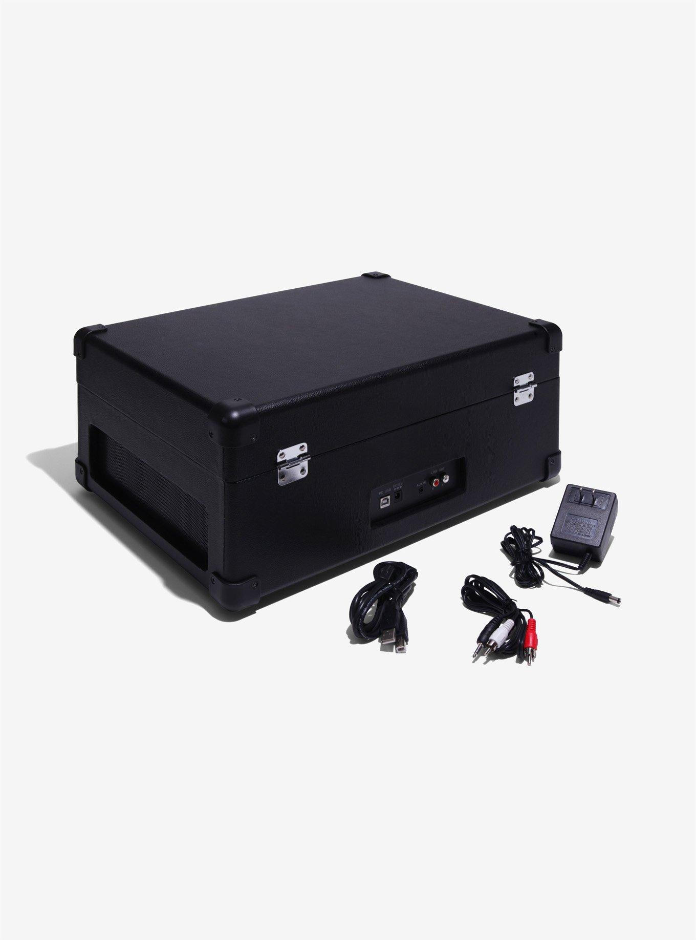 Crosley Keepsake Black 3-Speed Portable USB Turntable, , alternate