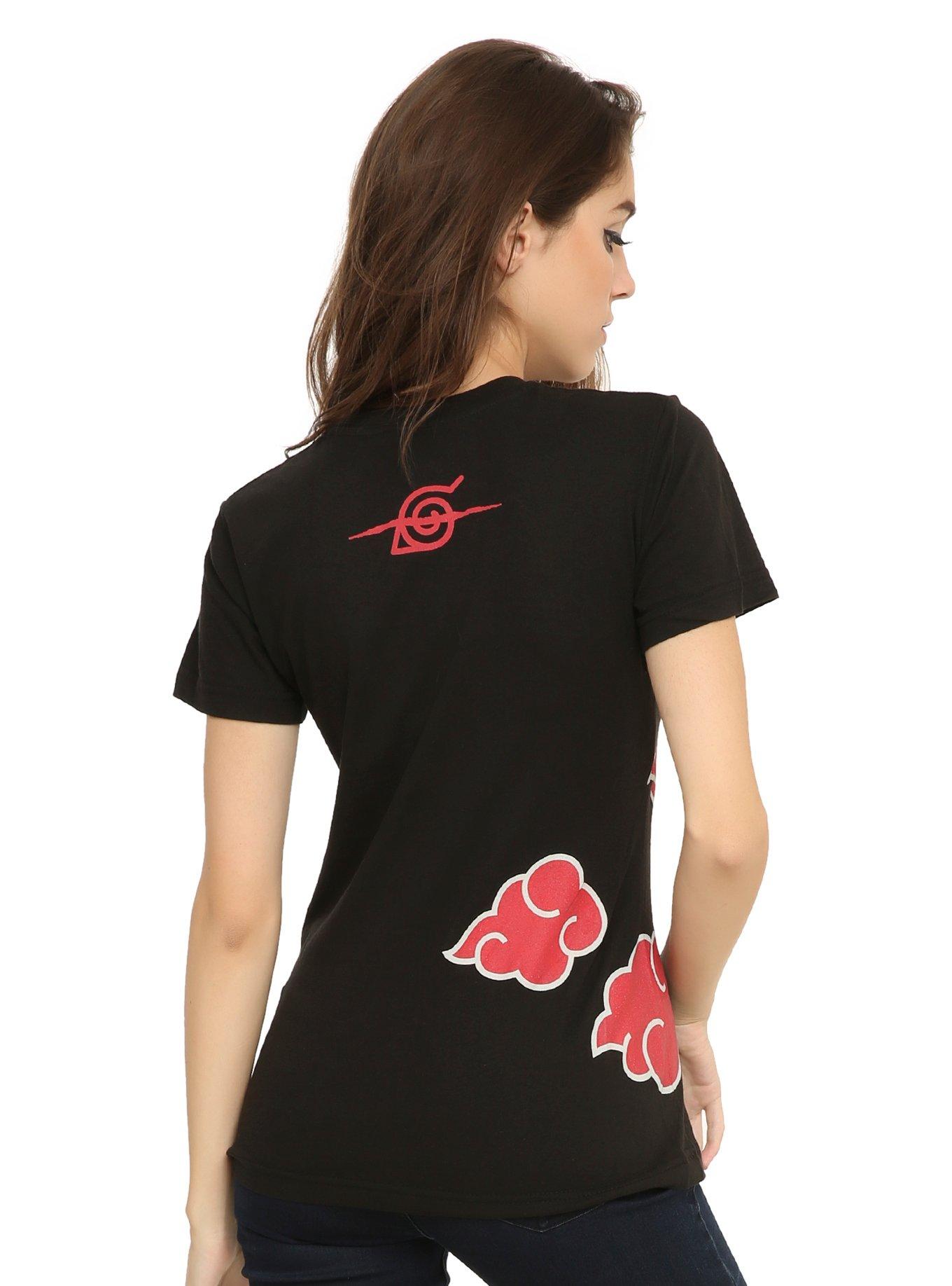 Naruto Shippuden Itachi Clouds Girls T-Shirt, , alternate
