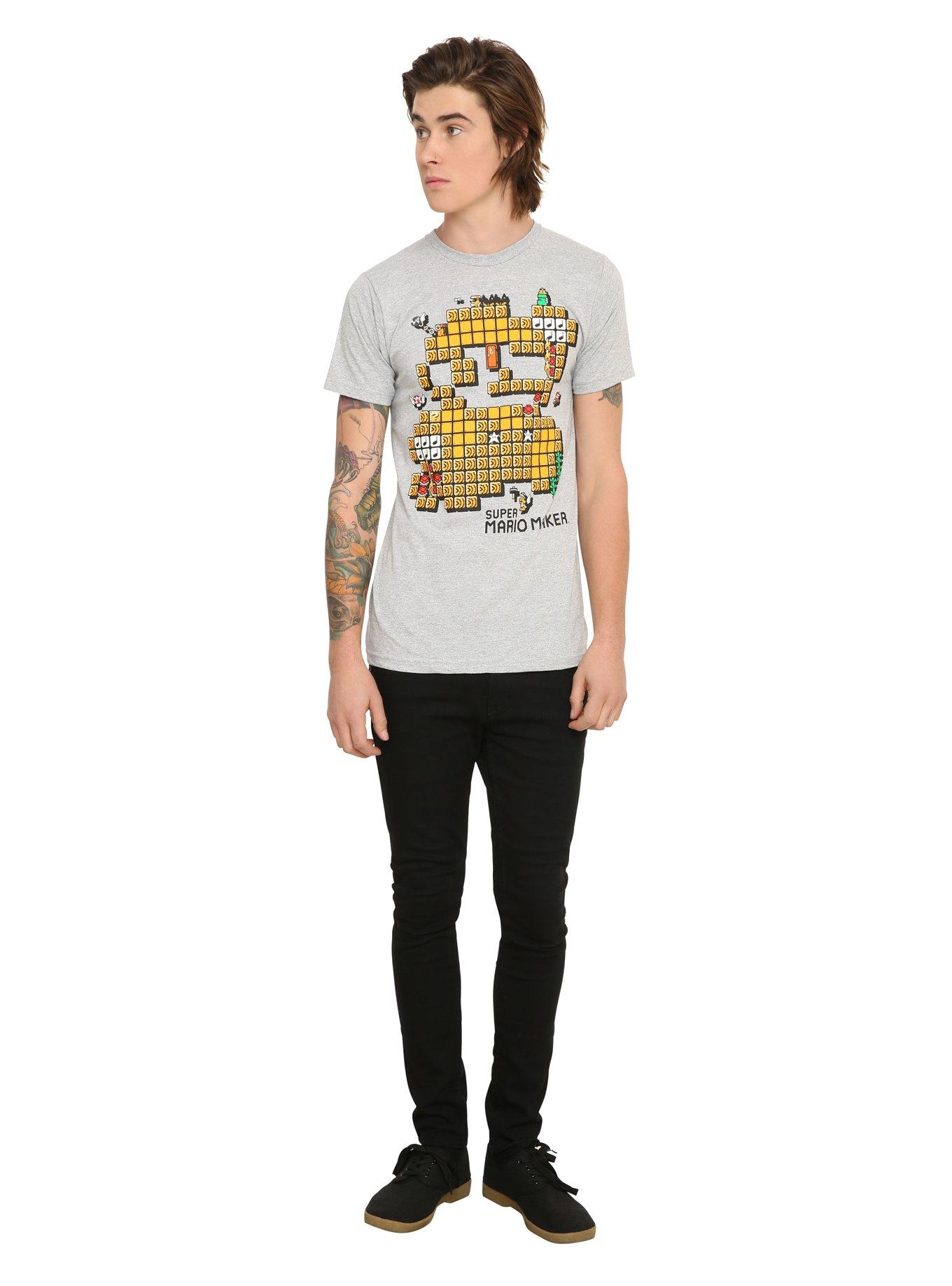 Super Mario Maker Creation T-Shirt, , alternate