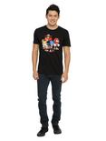 Sonic The Hedgehog Pixelated Characters T-Shirt, , alternate