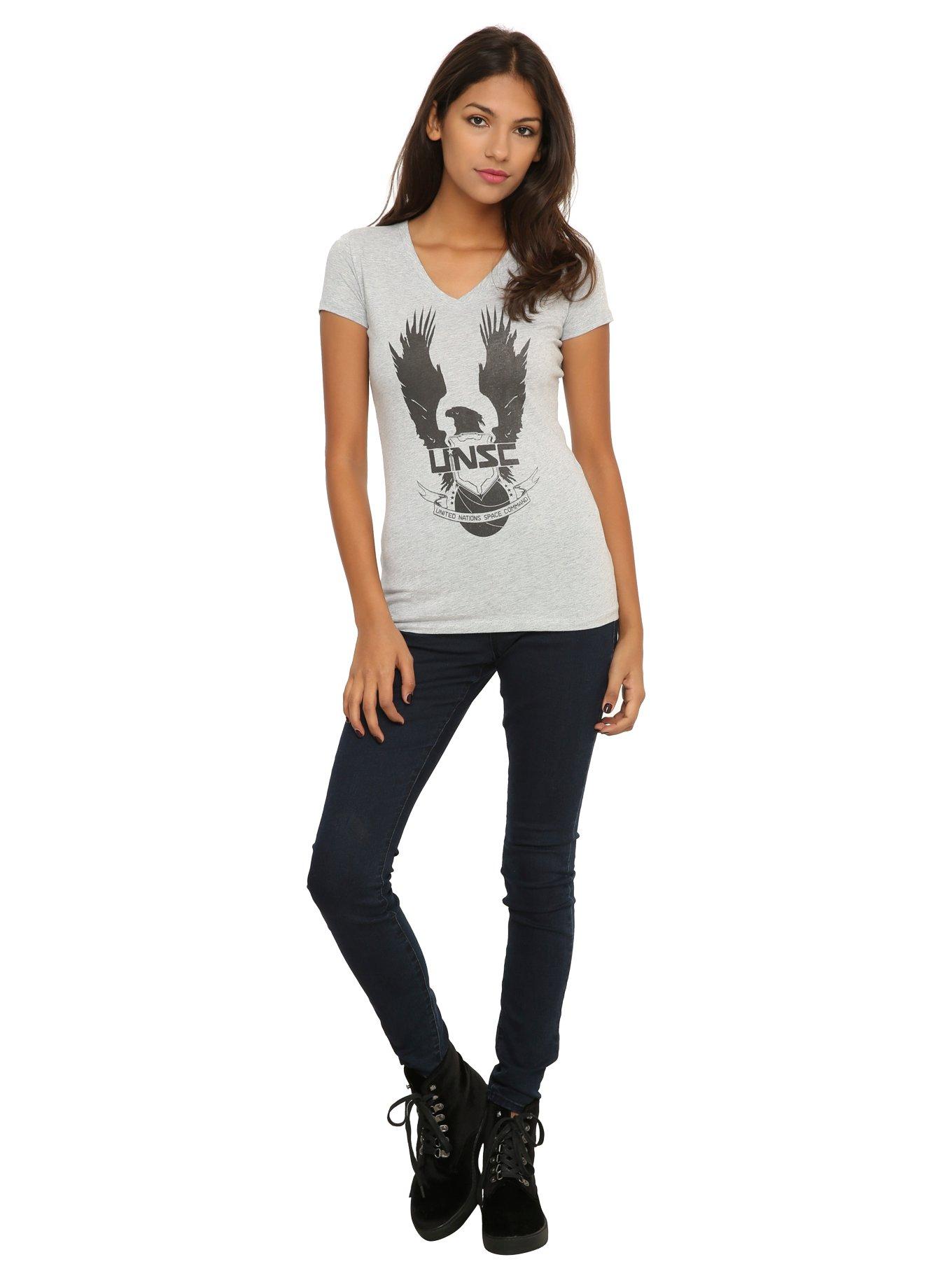 Halo UNSC Logo Girls T-Shirt, , alternate