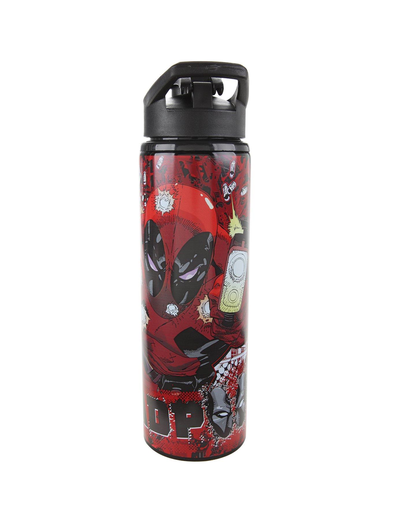 Marvel Deadpool Stainless Steel Water Bottle, , alternate