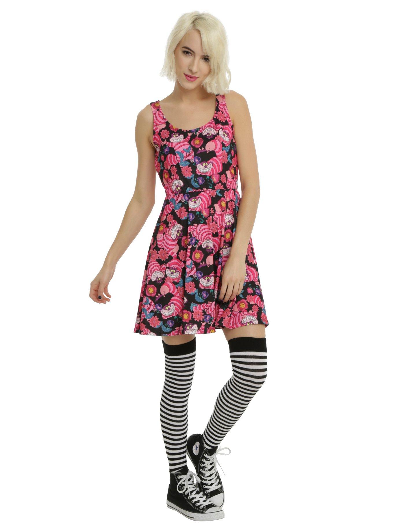 Disney Alice In Wonderland Cheshire Cat Dress, , alternate