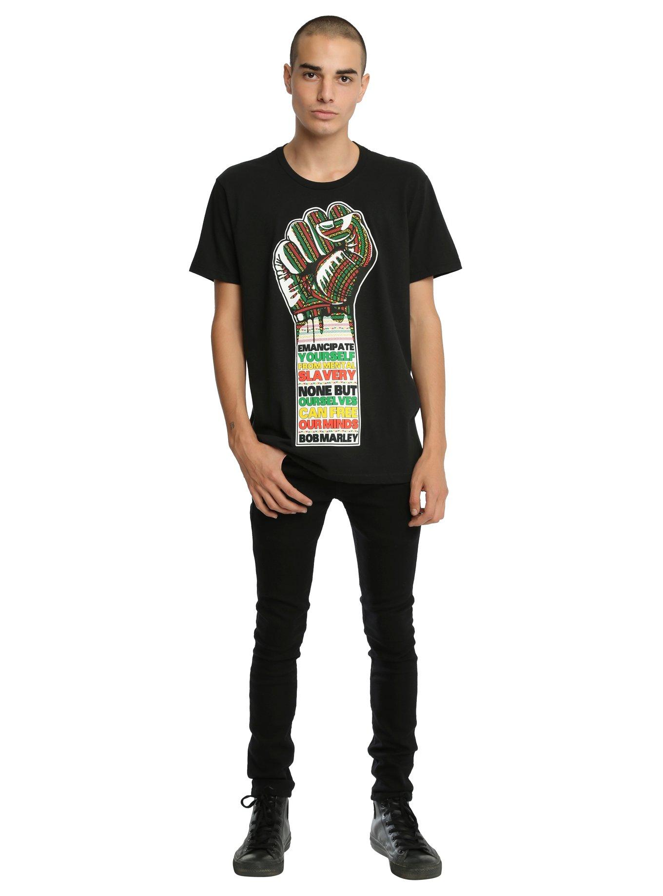 Bob Marley Fist T-Shirt, , alternate