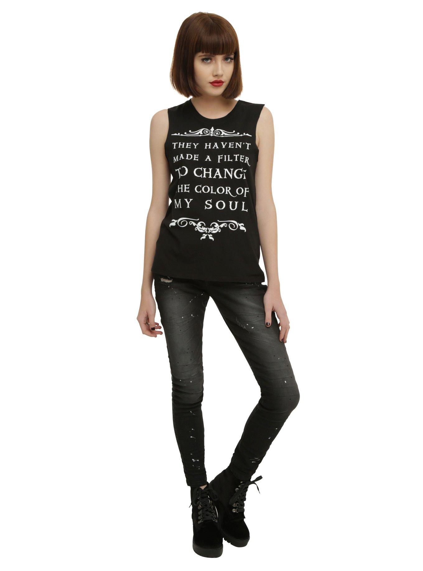 Filter For My Soul Girls Muscle Top, , alternate
