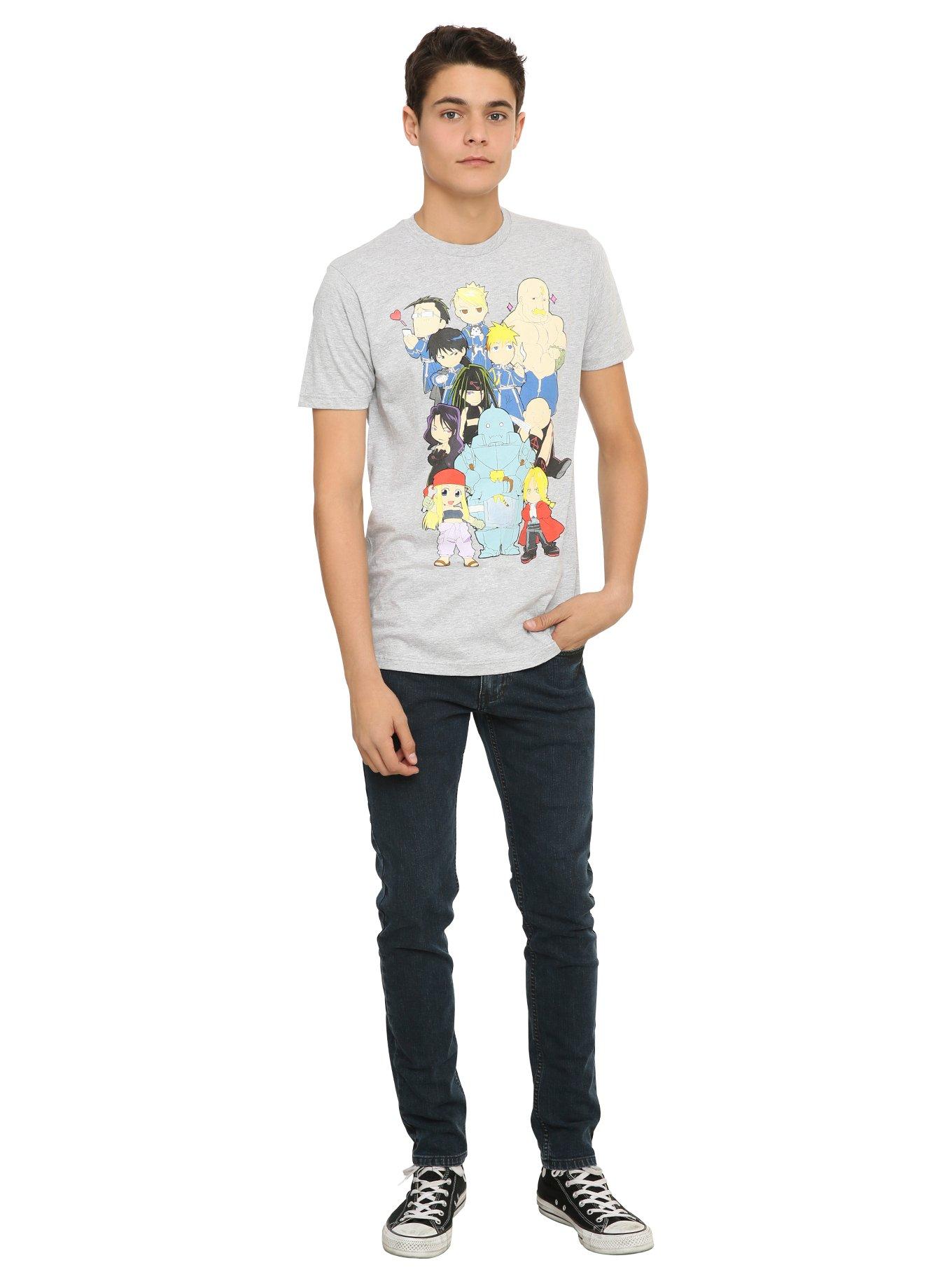 Fullmetal Alchemist Chibi Characters T-Shirt, , alternate