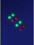 Steel Glow-In-The-Dark Multicolor Ball Circular Barbell 4 Pack, , alternate