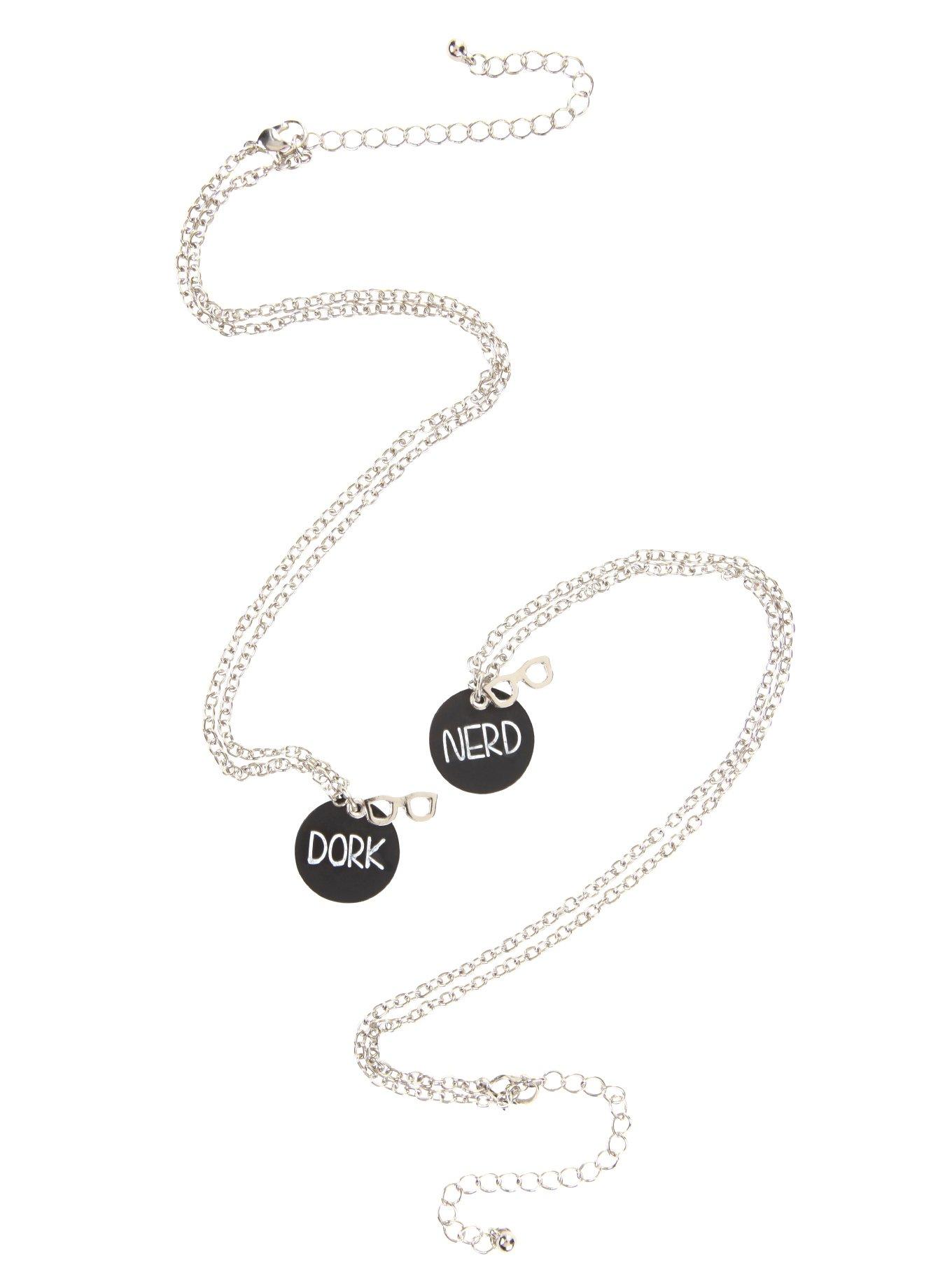 Nerd & Dork Best Friend Necklace Set, , alternate