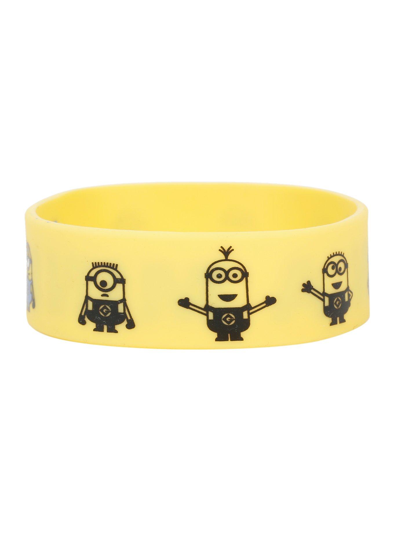 Despicable Me Minion Character Rubber Bracelet, , alternate