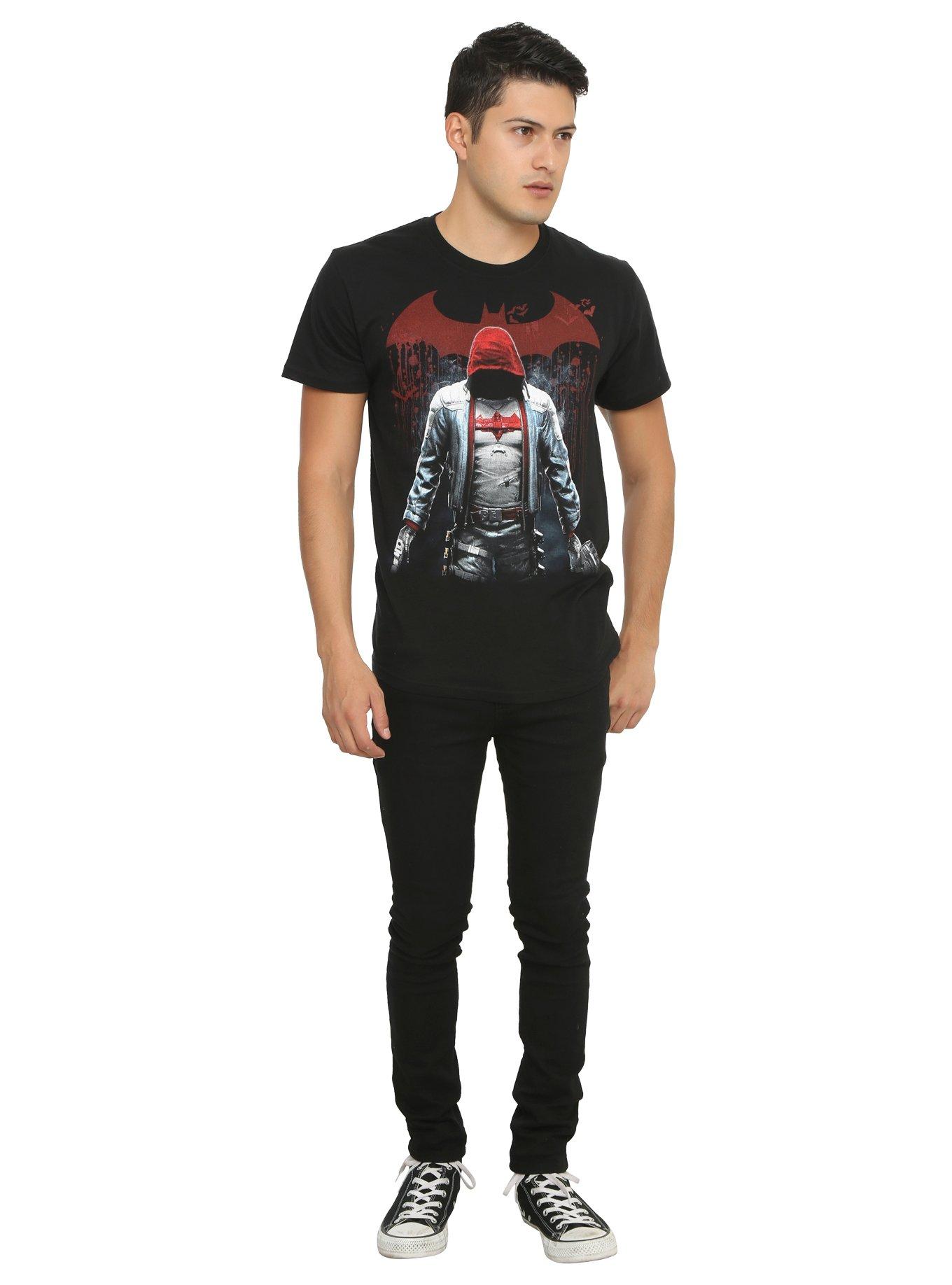 DC Comics Batman: Arkham Knight Red Hood T-shirt, , alternate