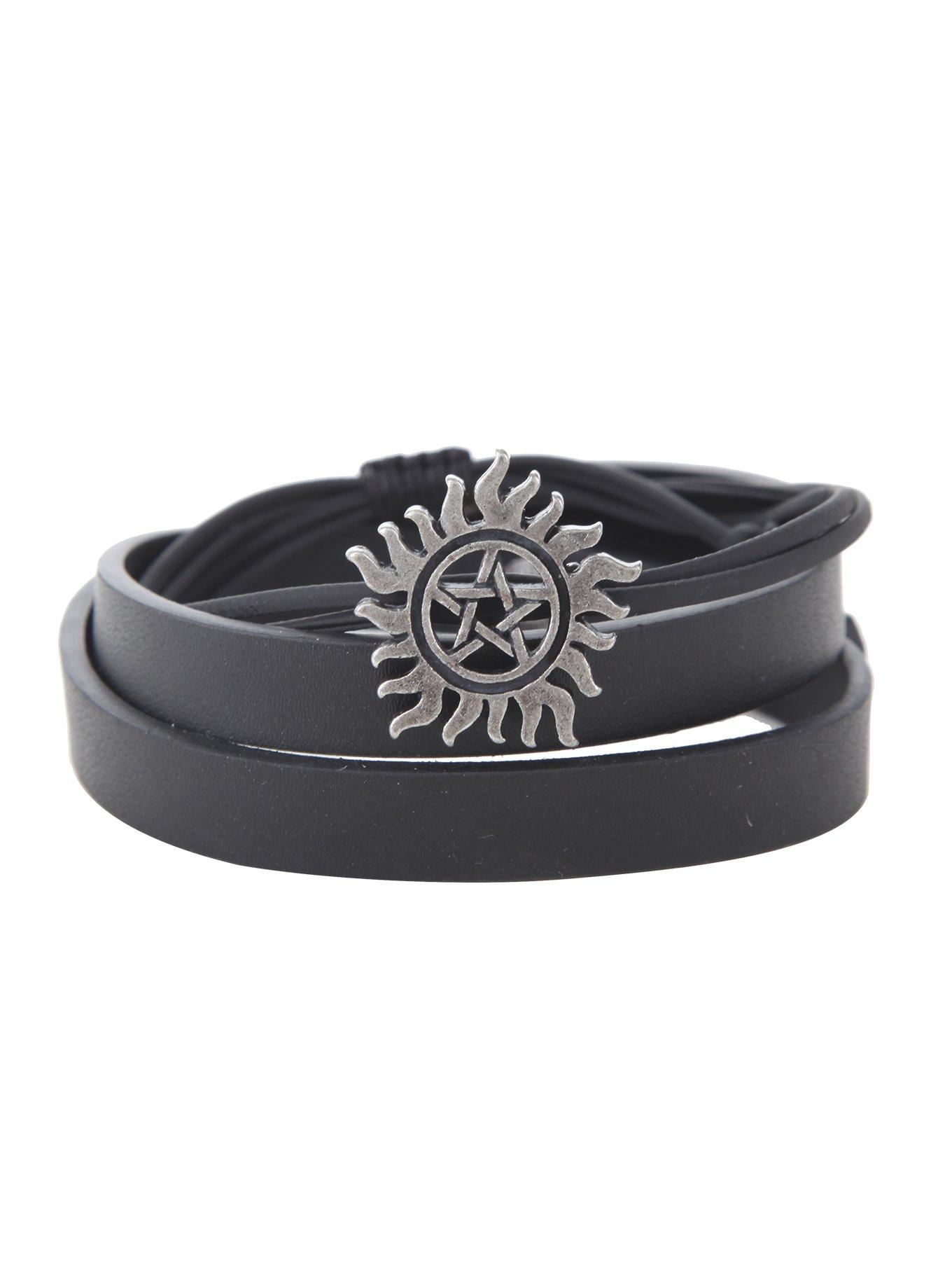 Supernatural Anti-Possession Wrap & Cord Bracelet Set, , alternate