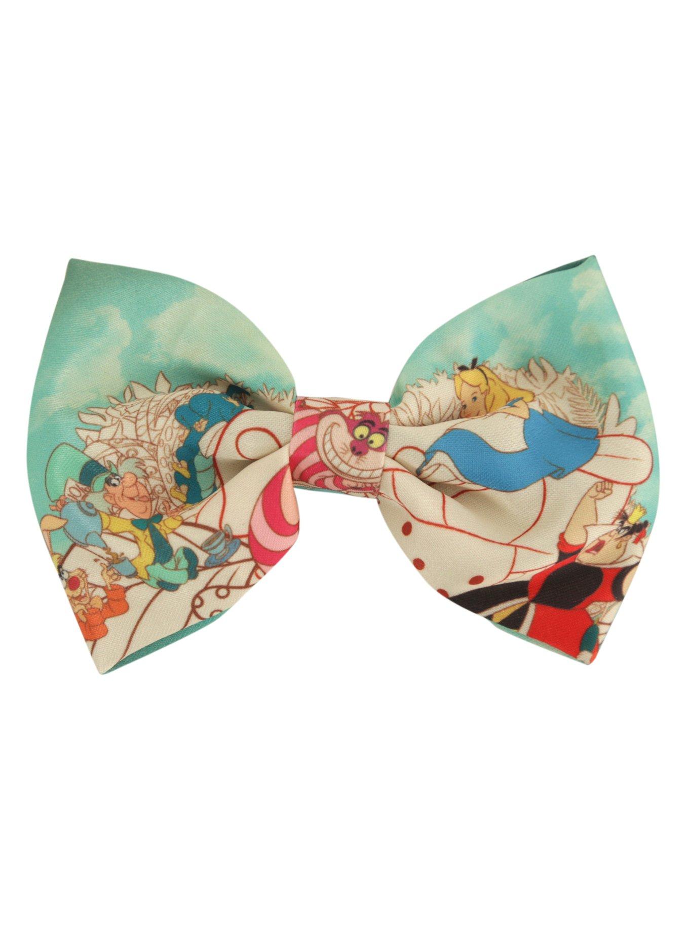 DIsney Alice In Wonderland Characters Hair Bow, , alternate