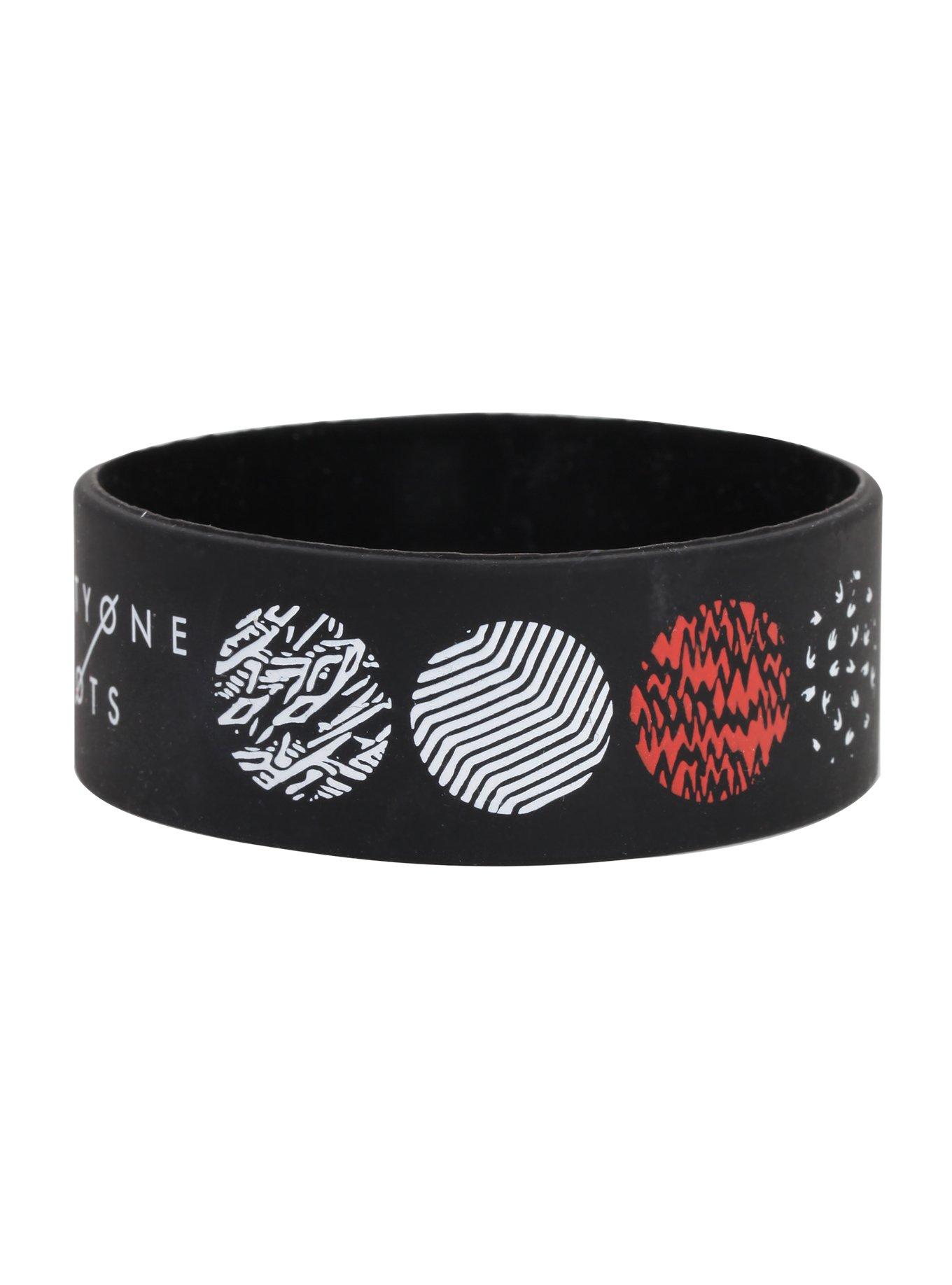 Twenty One Pilots Blurryface Rubber Bracelet, , alternate