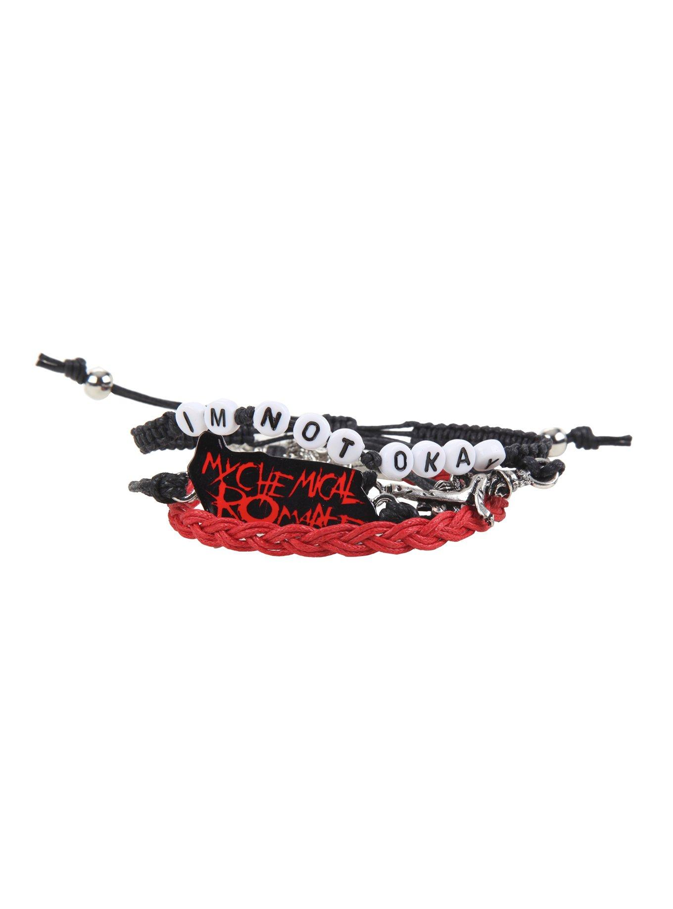 My Chemical Romance Cord Bracelet Set, , hi-res