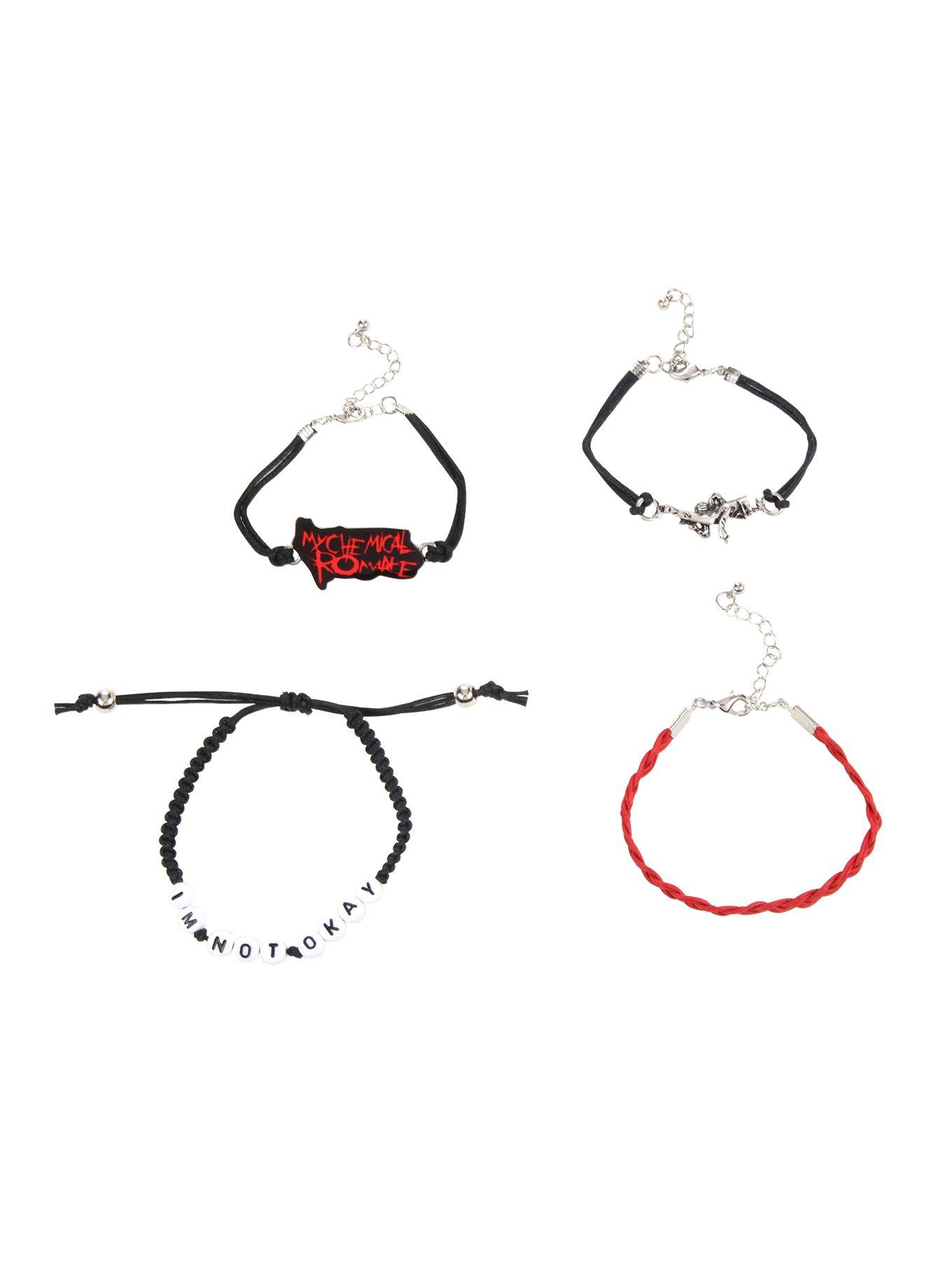 My Chemical Romance Cord Bracelet Set, , alternate