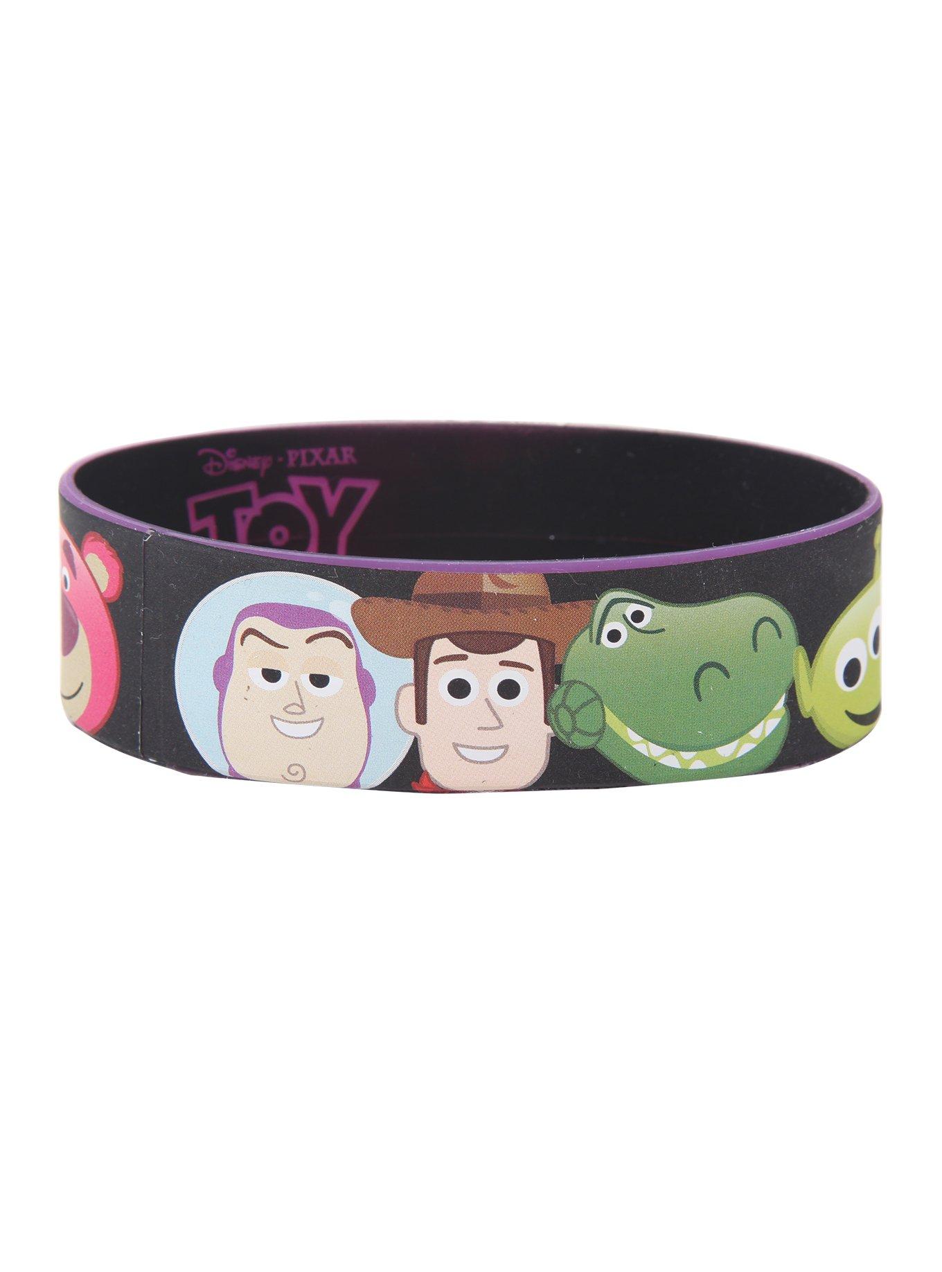 Disney Toy Story Character Faces Rubber Bracelet, , alternate