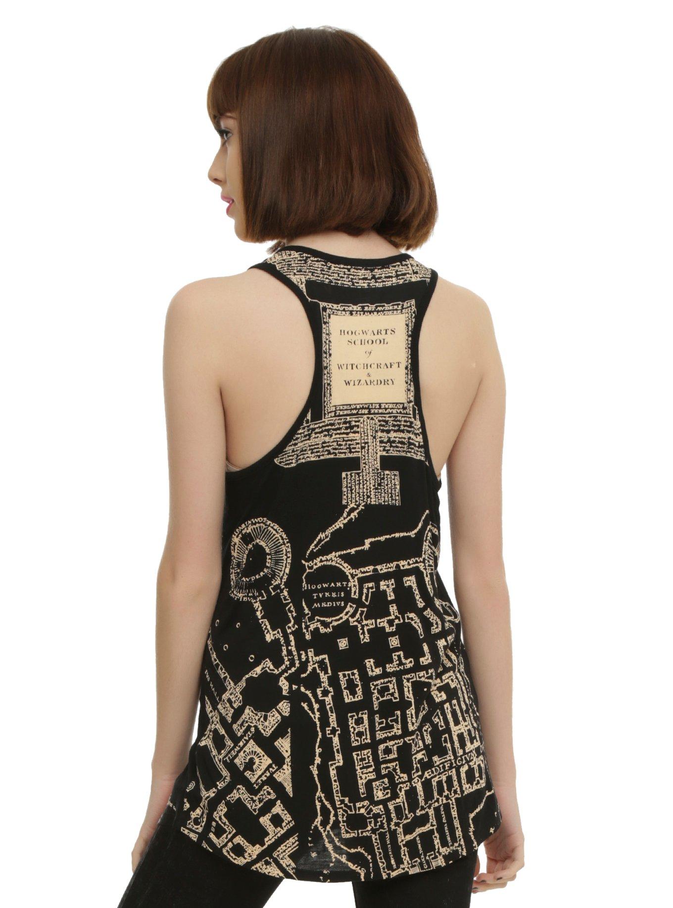 Harry Potter Marauder's Map Girls Tank Top, , alternate
