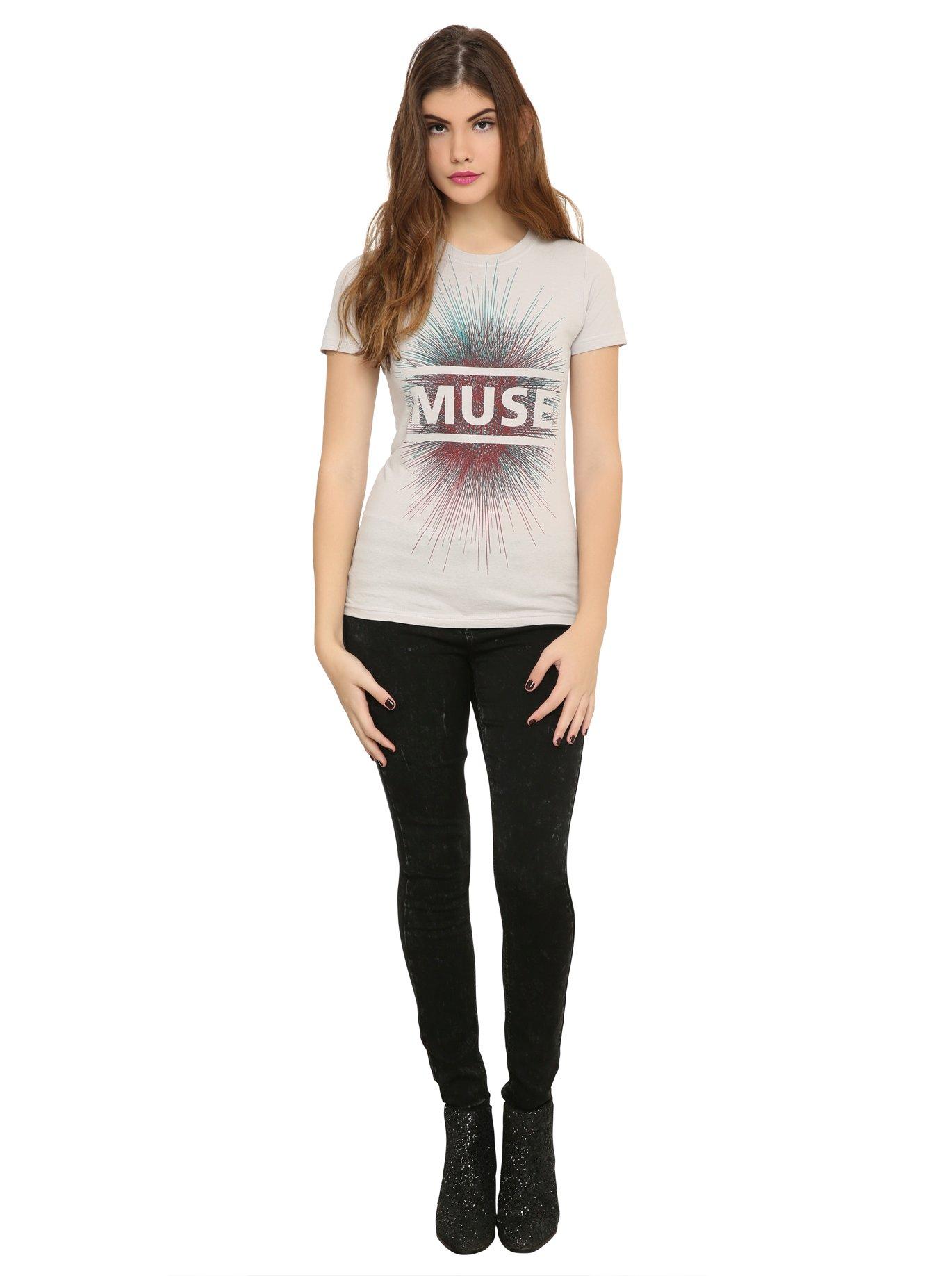 Muse Burst Logo Girls T-Shirt, , alternate