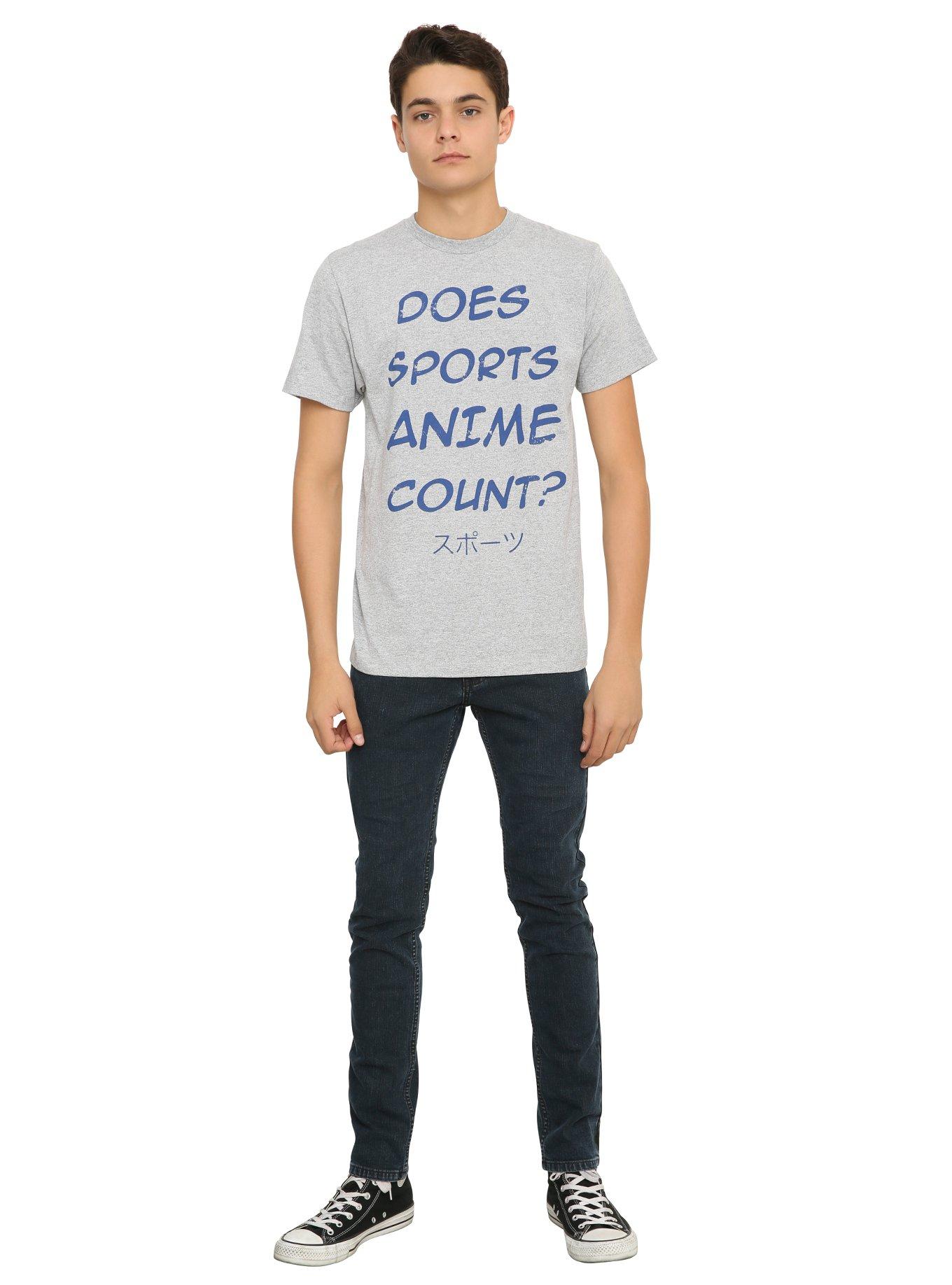 Does Sports Anime Count T-Shirt, , alternate