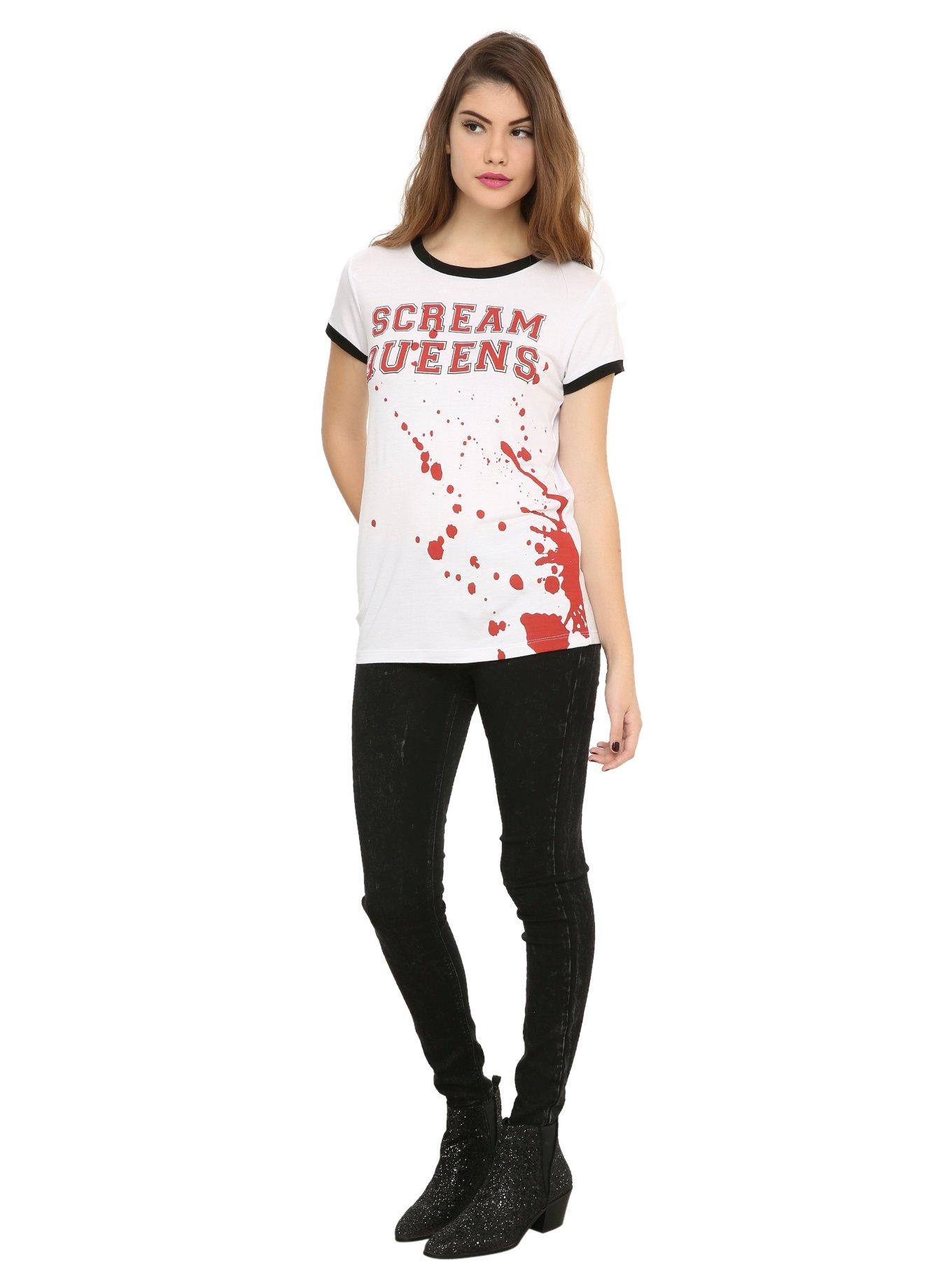 Scream Queens Kappa Will Die Girls Ringer T-Shirt, , alternate