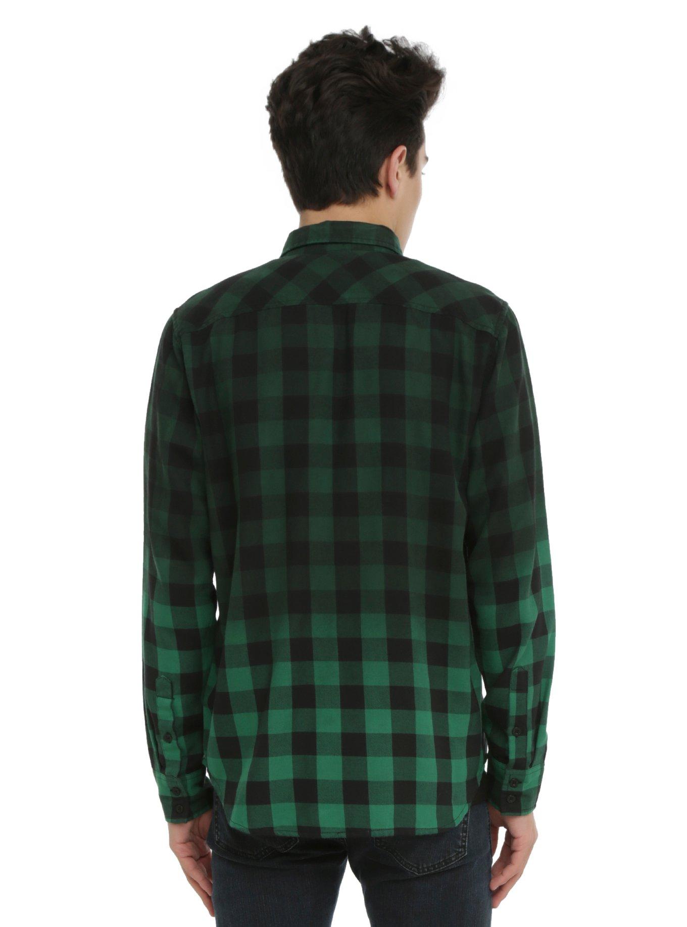 XXX RUDE Green & Black Buffalo Check Woven, , alternate