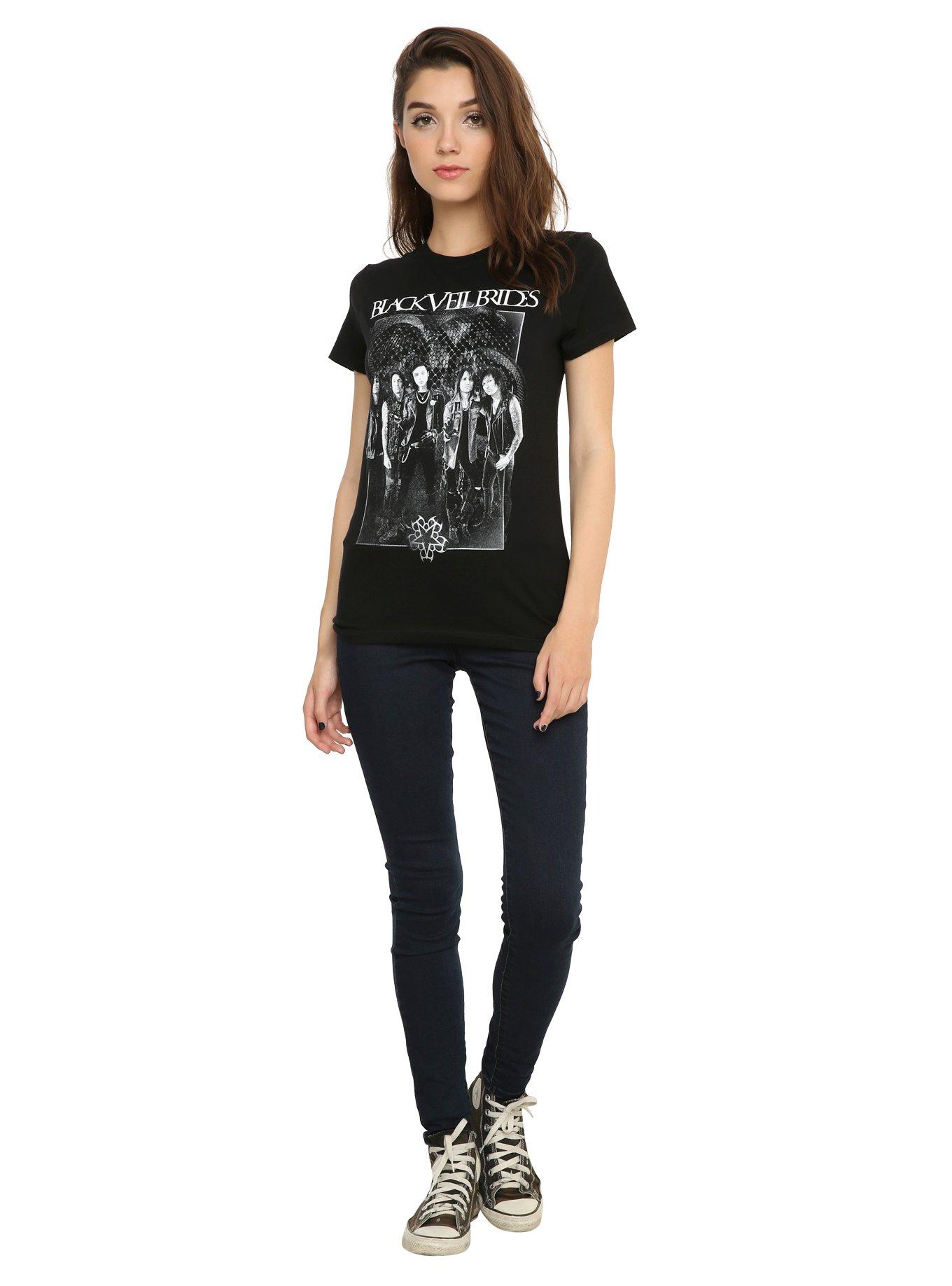 Black Veil Brides Serpent Girls T-Shirt, , alternate