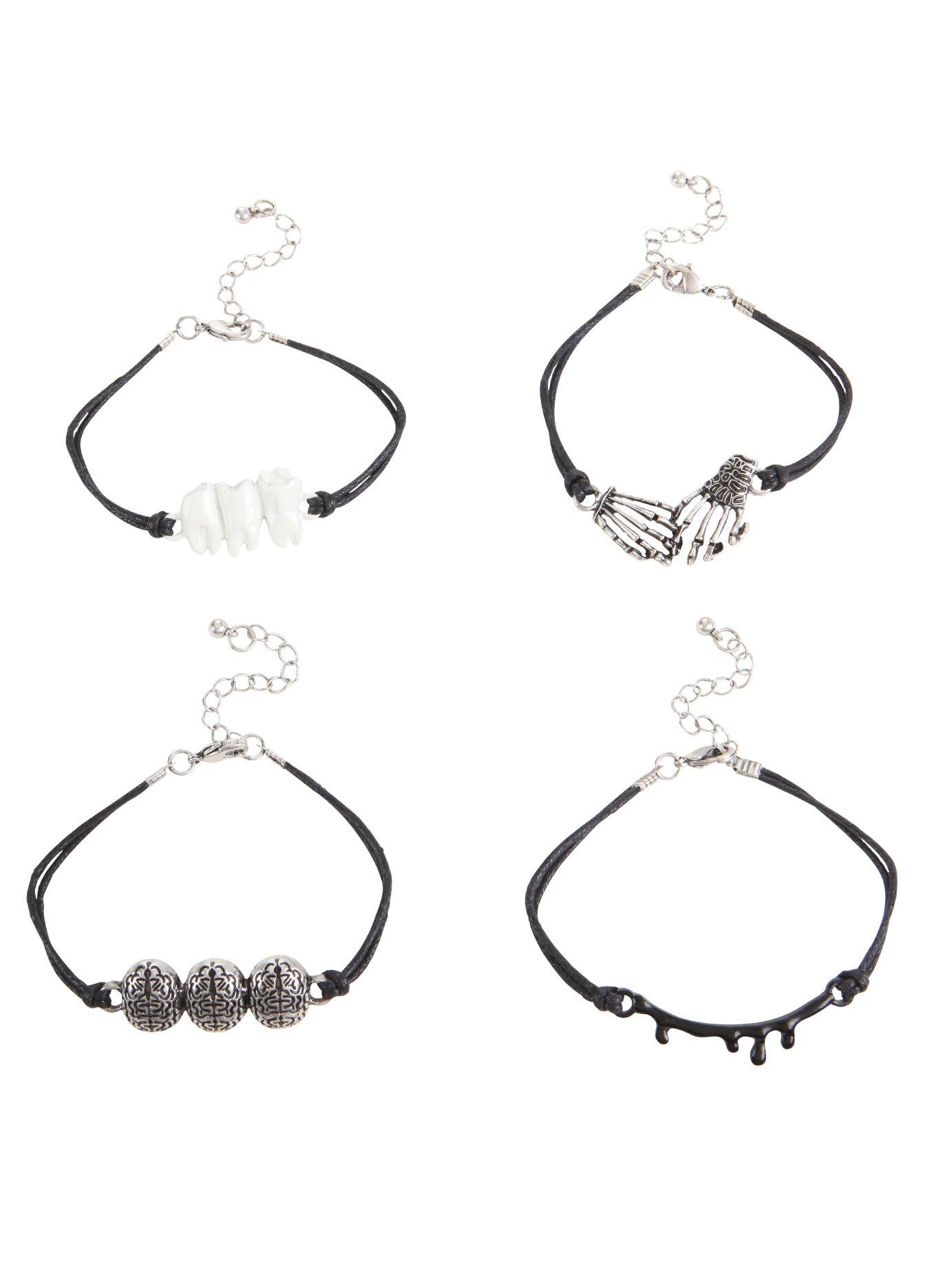 Skeleton Drip Bracelet Set, , alternate