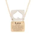 Love Definition Cut-Out Book Necklace, , alternate