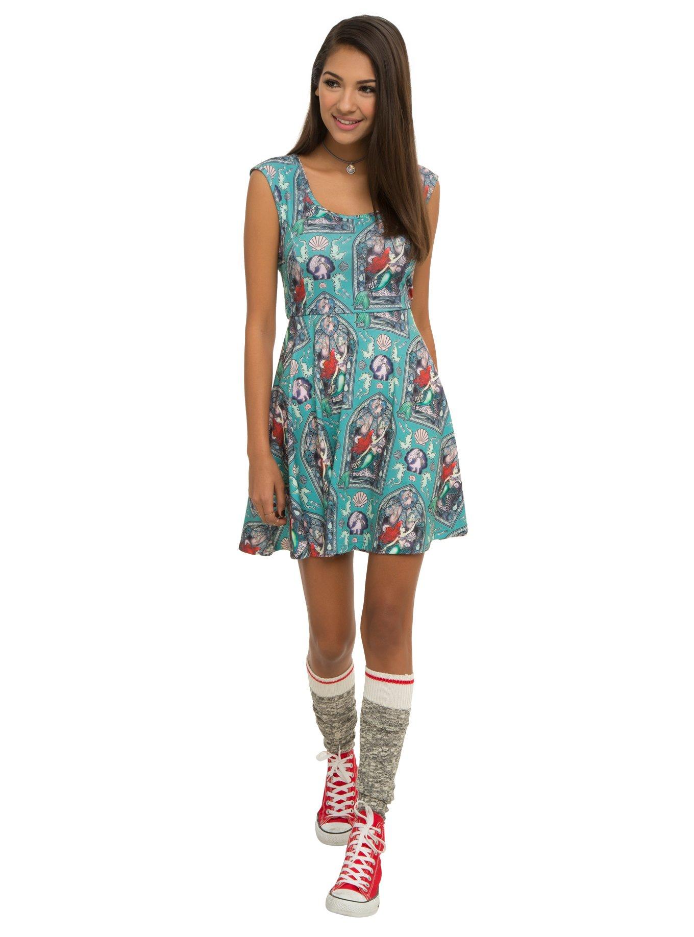 Disney The Little Mermaid Ariel Stained Glass Dress, , alternate
