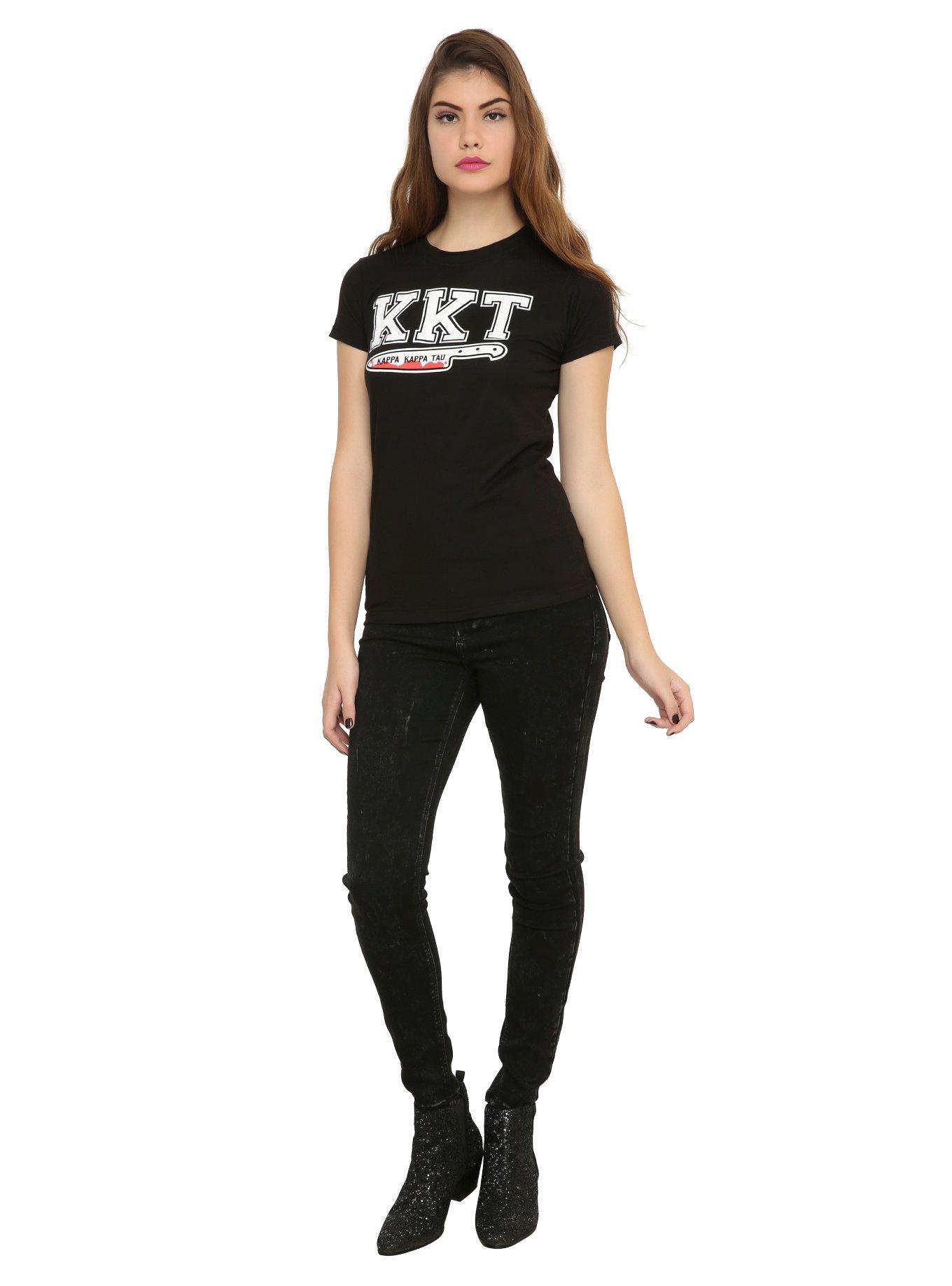 Scream Queens Kappa Kappa Tau Knife Girls T-Shirt, , alternate