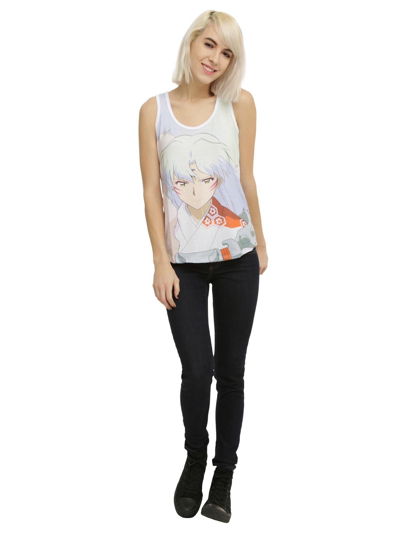 InuYasha Half Demon Sublimation Girls Tank Top, , alternate