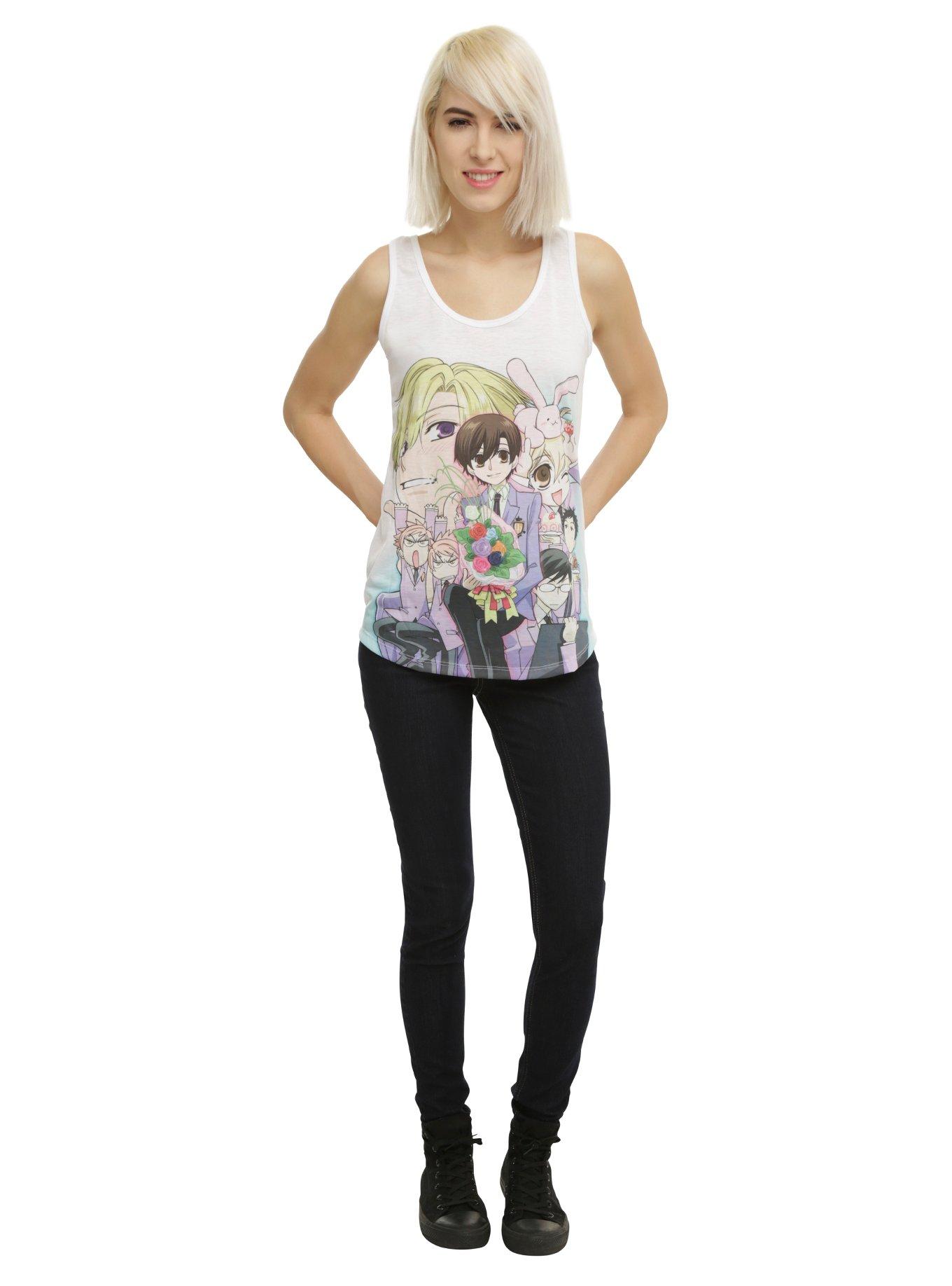 Ouran High School Host Club Characters Sublimation Girls Tank Top, , alternate