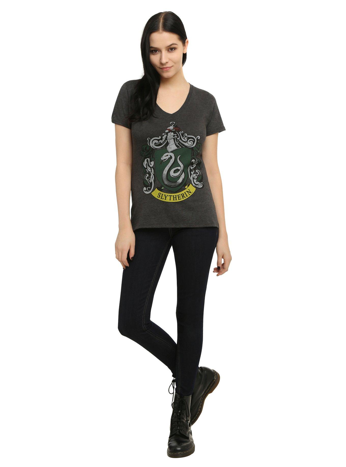 Harry Potter Slytherin Crest Girls T-Shirt, , alternate