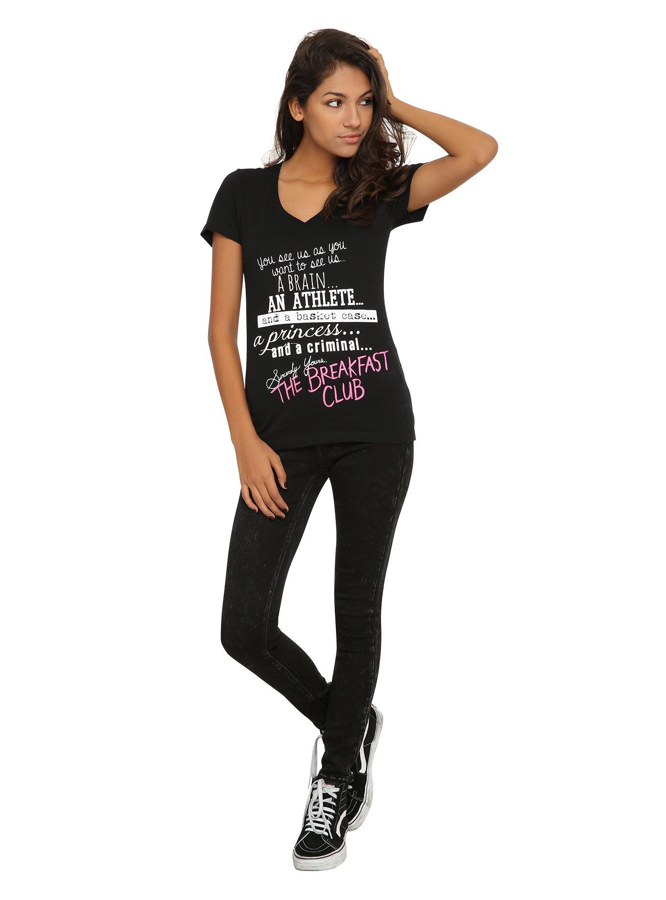 The Breakfast Club Sincerely Yours Girls T-Shirt, , alternate