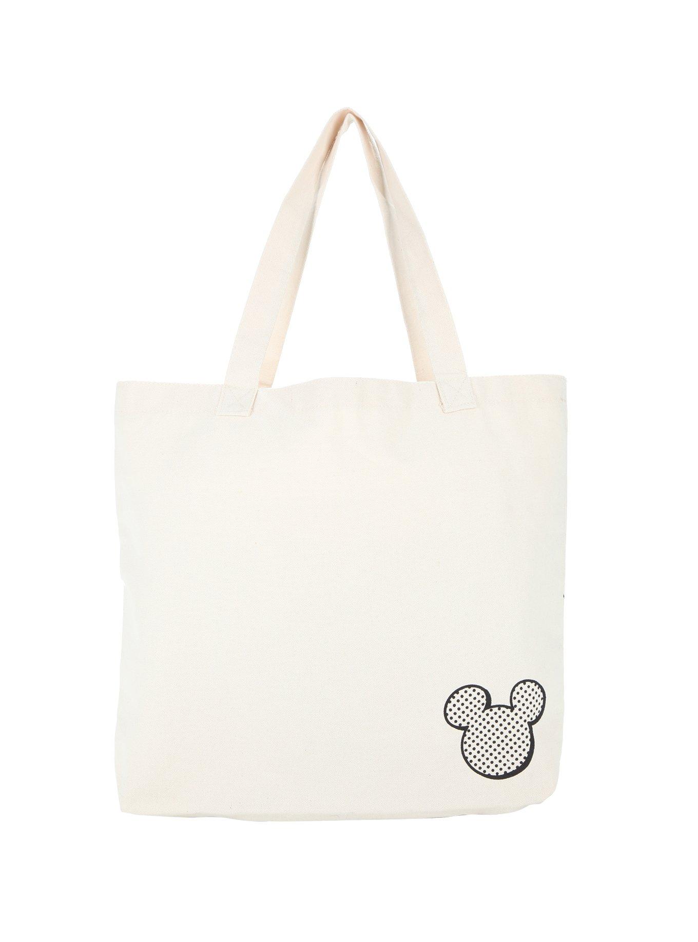 Disney Mickey & Friends Canvas Tote Bag, , alternate