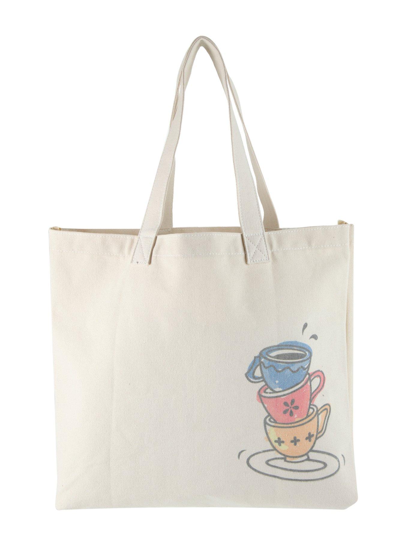 Loungefly Disney Alice In Wonderland Alice & Dinah Canvas Tote, , alternate